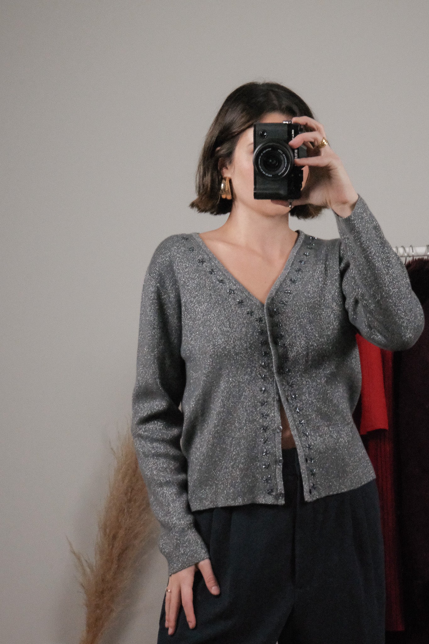 Vintage x Beaded Shimmer Cardigan (8)