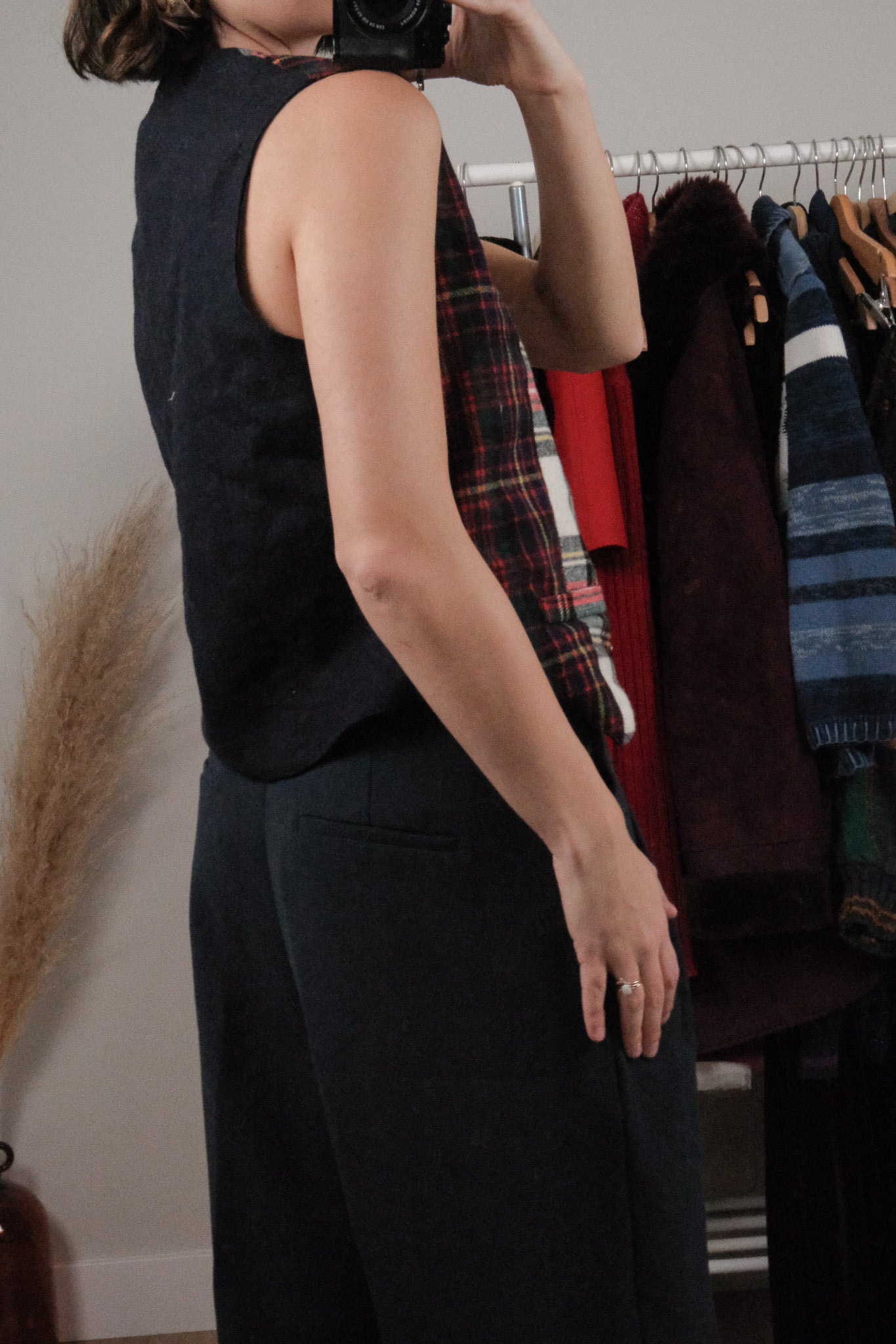 Made in Portugal x Wool Blend Plaid Vest (6)