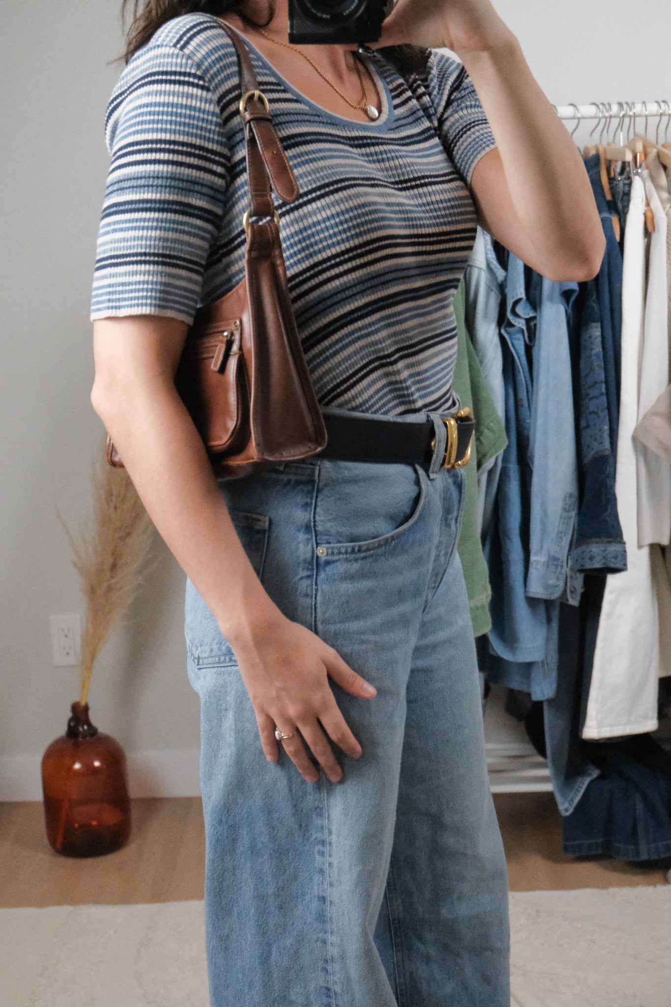 Vintage x Faux Leather Purse