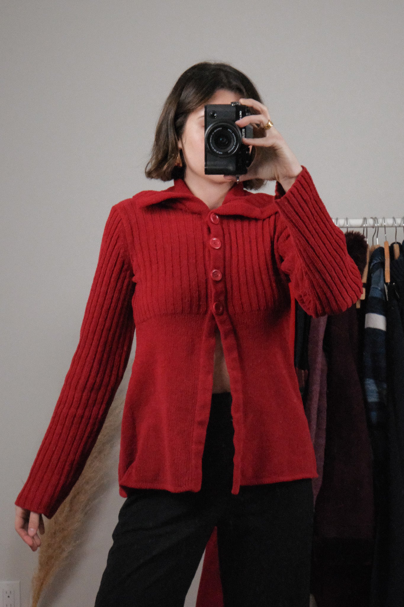 Vintage x Collared Sweater (S)