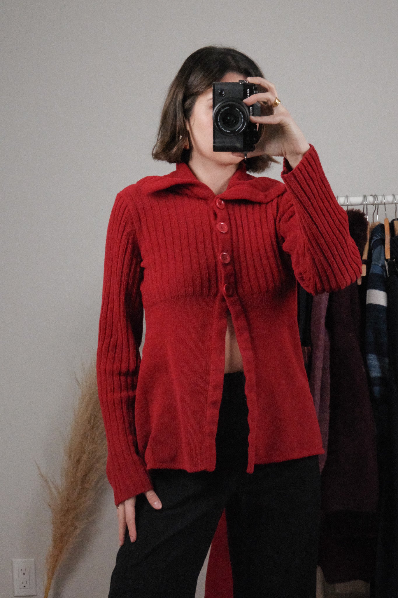 Vintage x Collared Sweater (S)