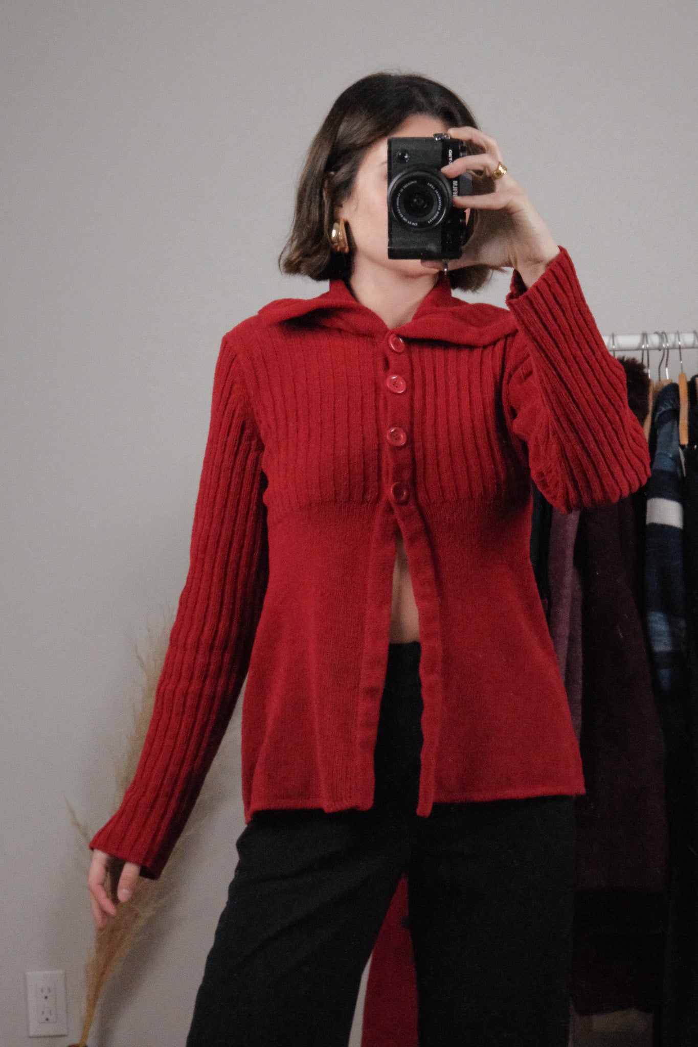Vintage x Collared Sweater (S)