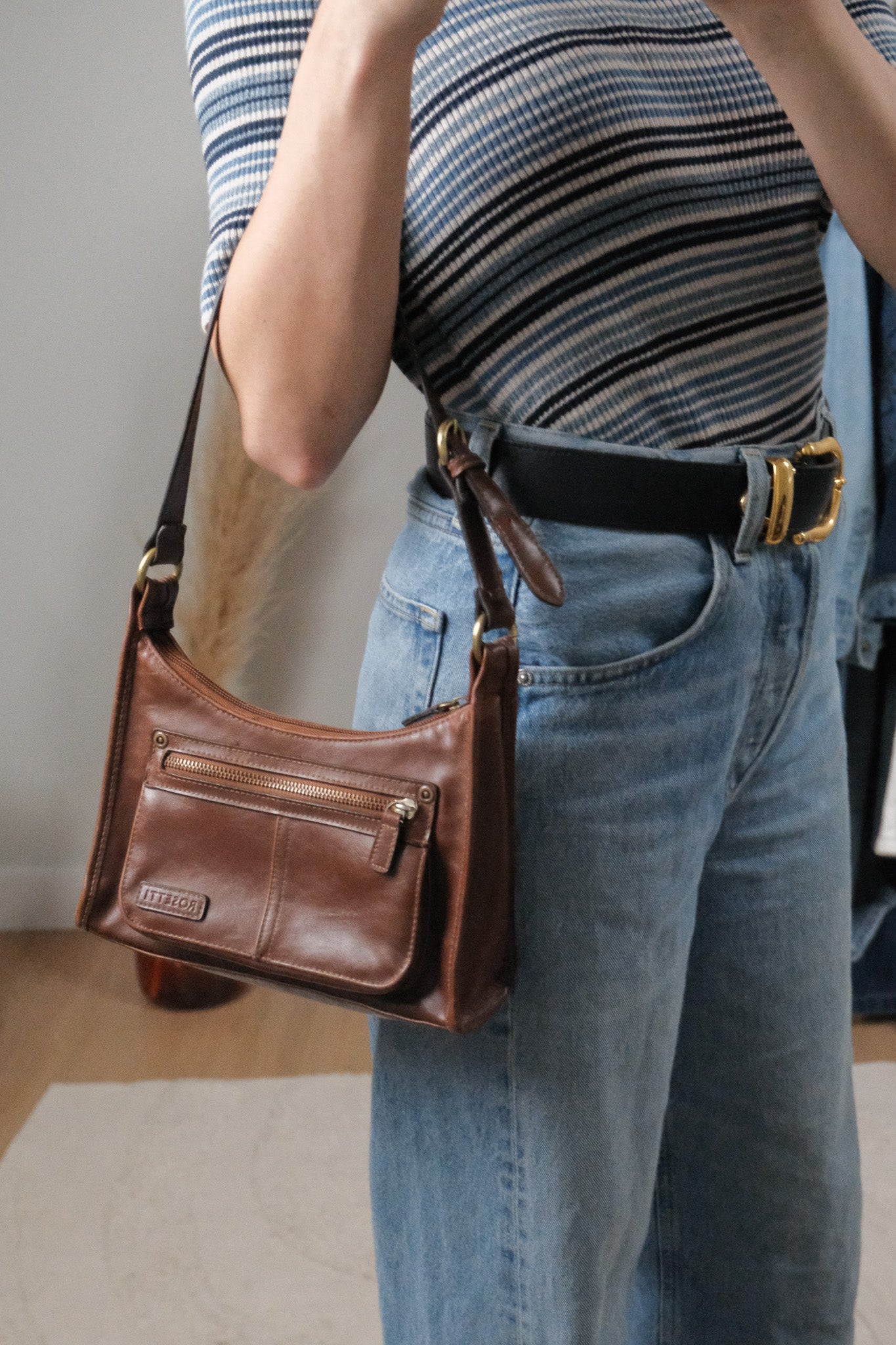 Vintage x Faux Leather Purse