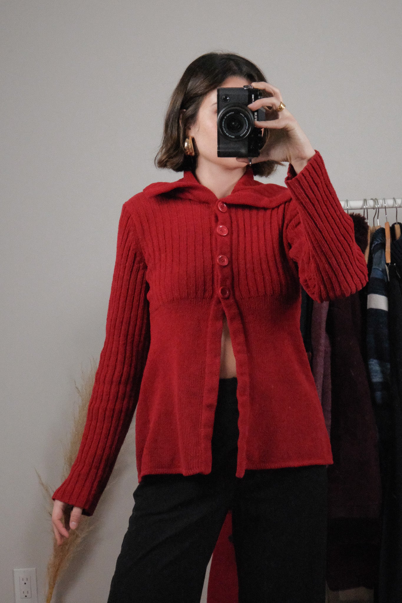 Vintage x Collared Sweater (S)