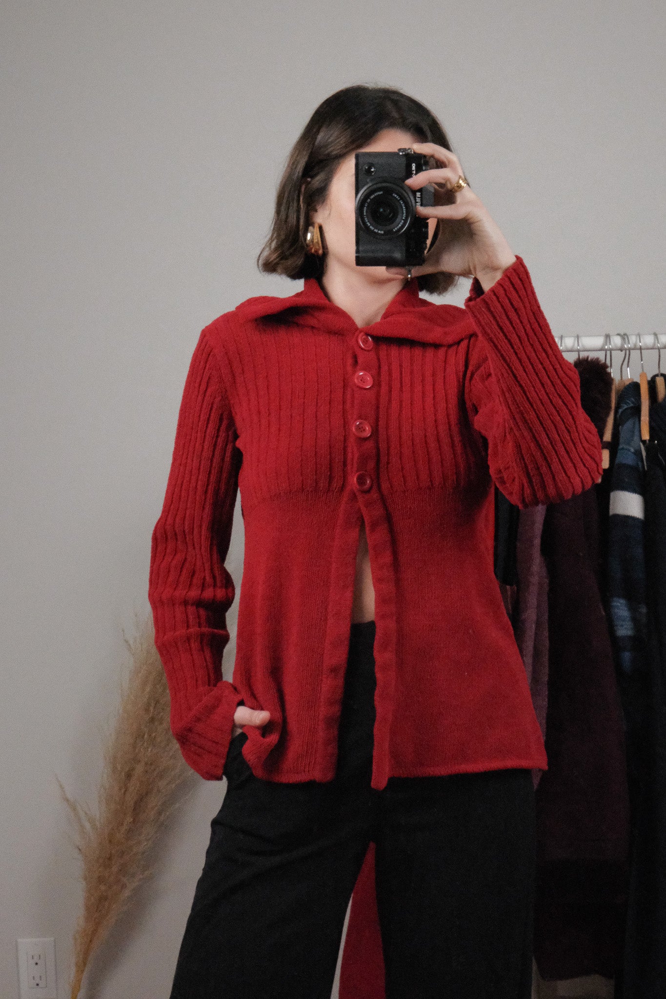 Vintage x Collared Sweater (S)