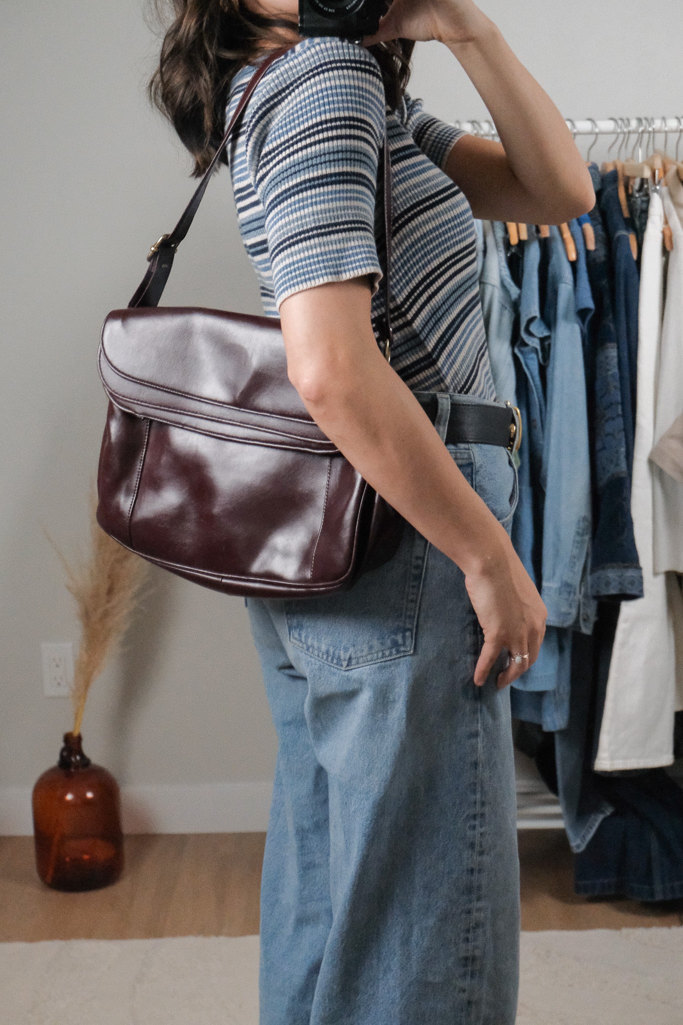 Made in Canada x Vintage x Faux Leather Purse