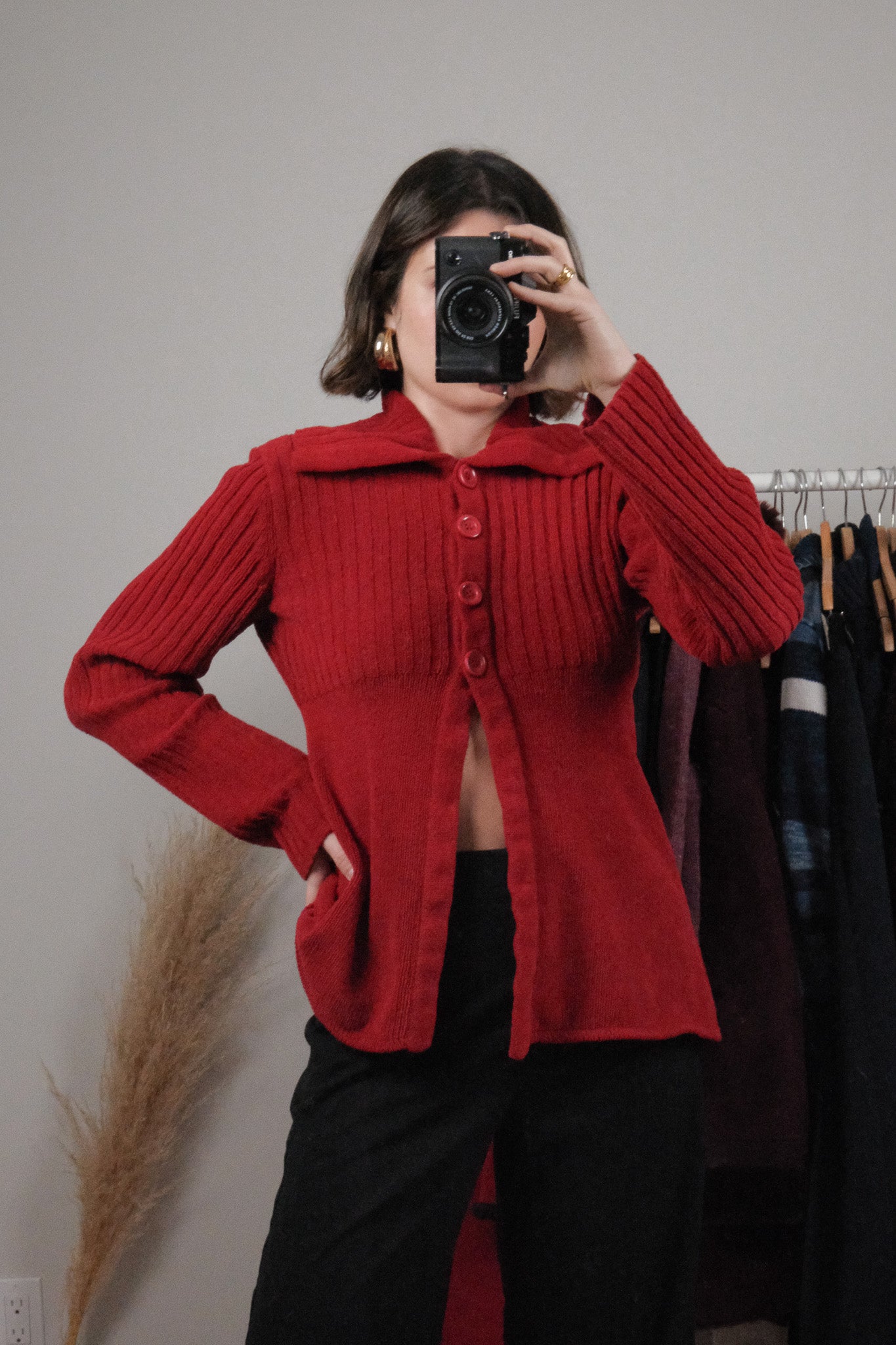Vintage x Collared Sweater (S)