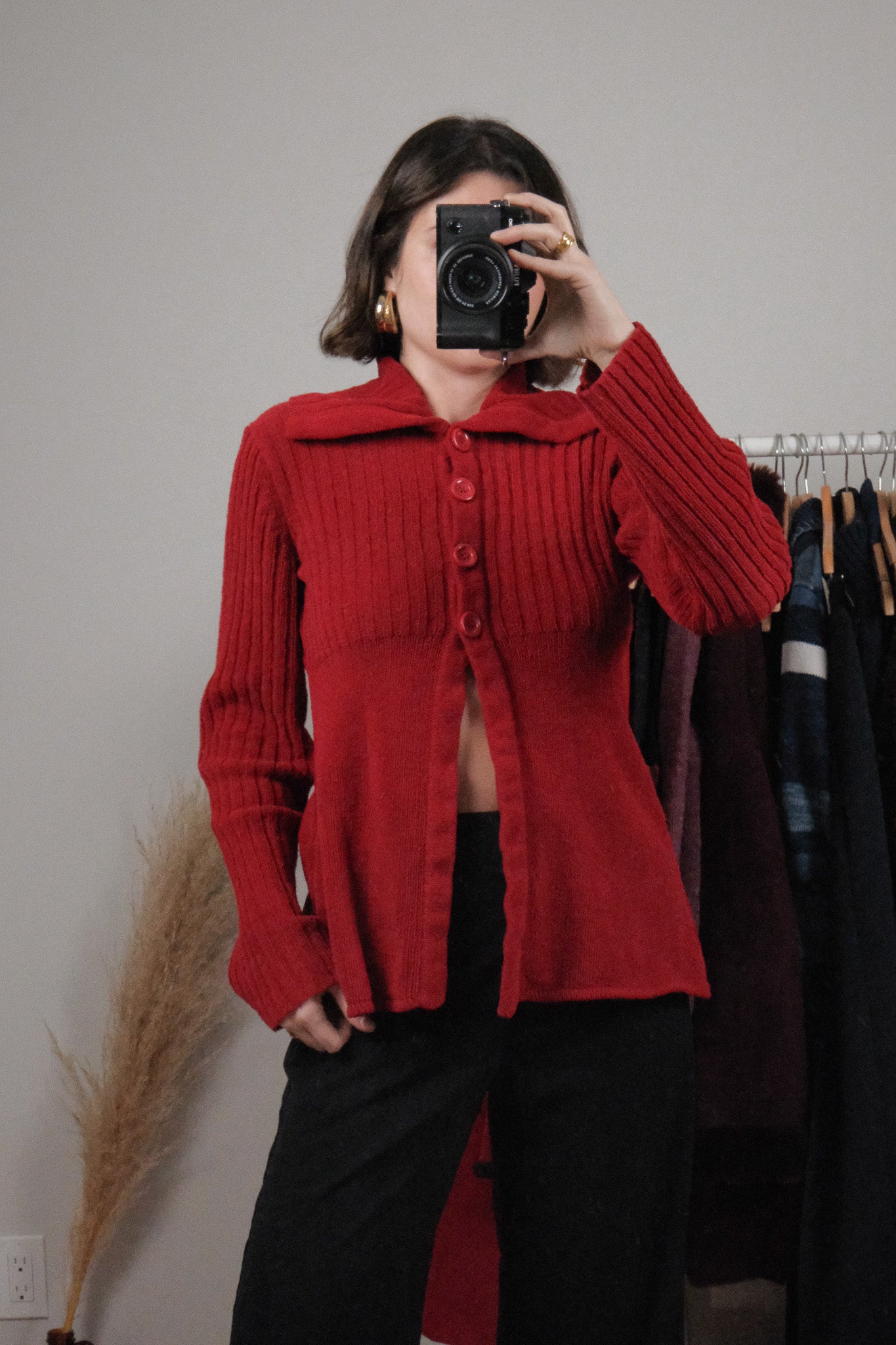 Vintage x Collared Sweater (S)