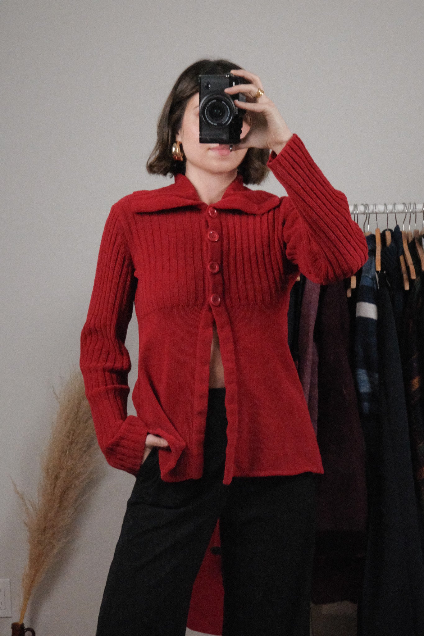 Vintage x Collared Sweater (S)