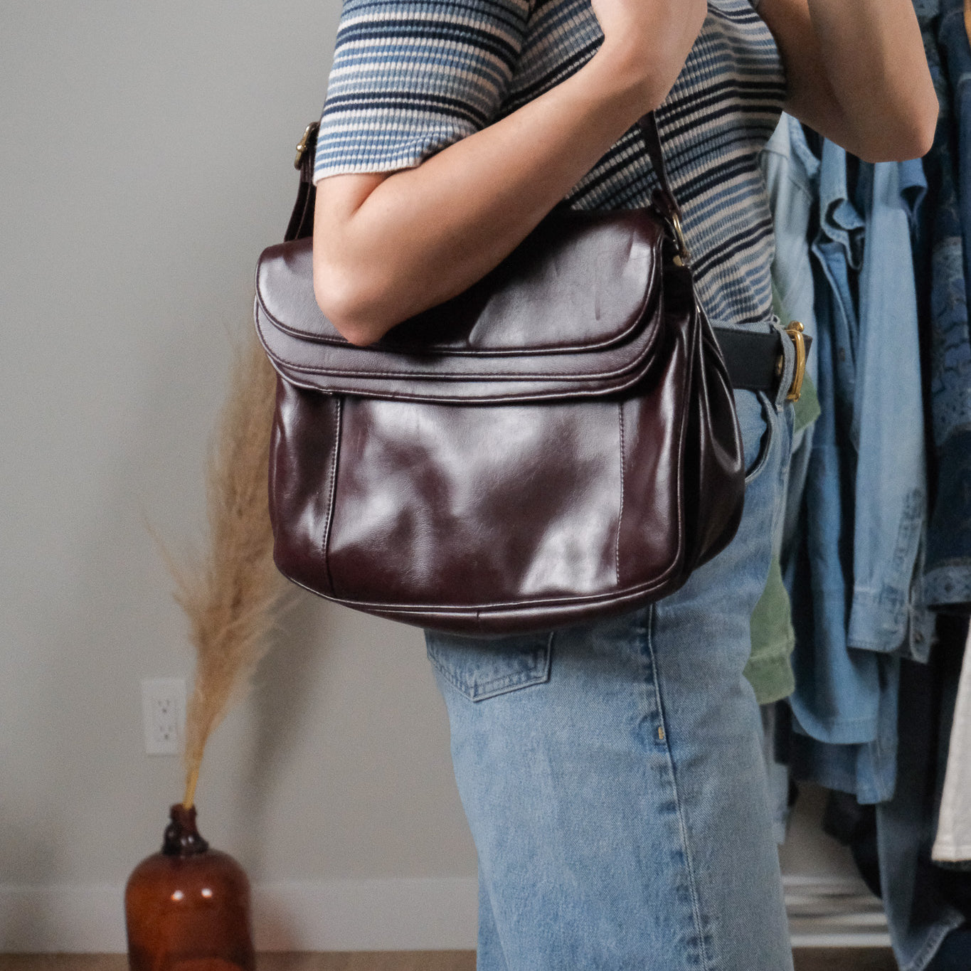 Made in Canada x Vintage x Faux Leather Purse