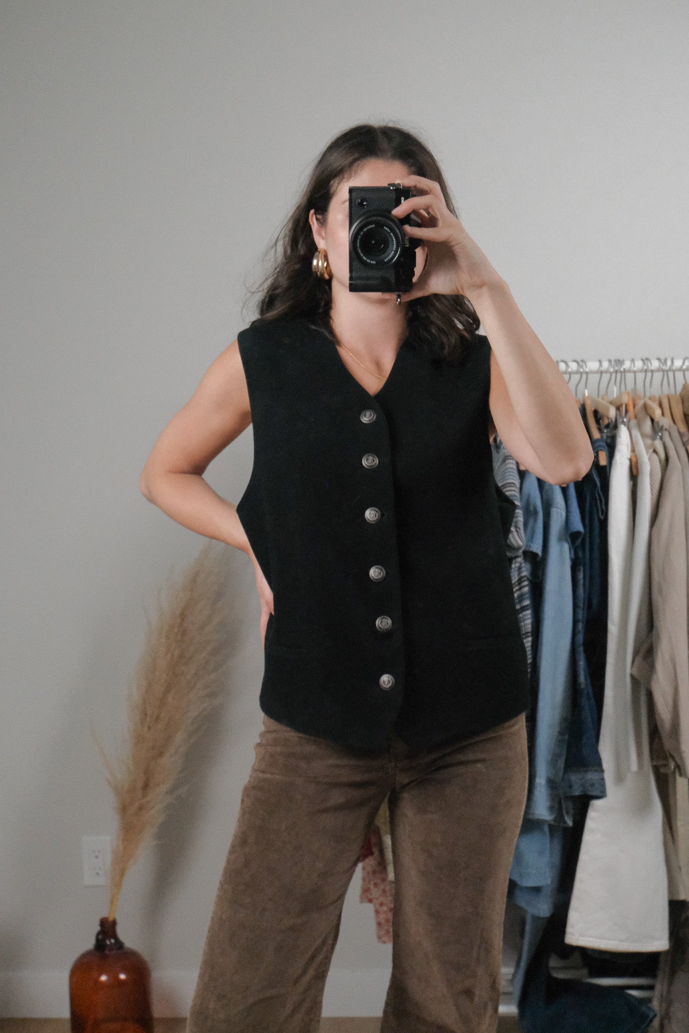 Made in Canada x Vintage x Wool & Cashmere Vest (M/L)