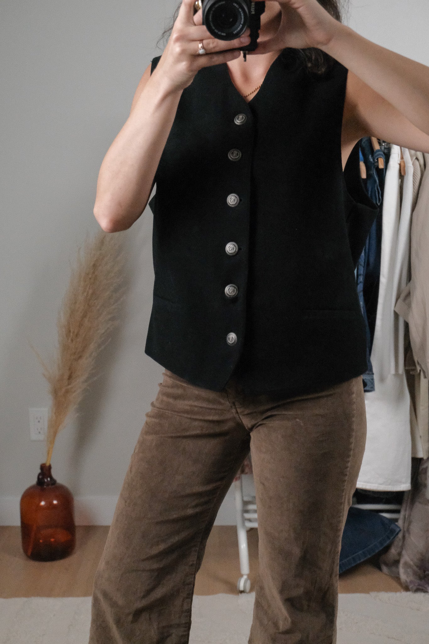 Made in Canada x Vintage x Wool & Cashmere Vest (M/L)