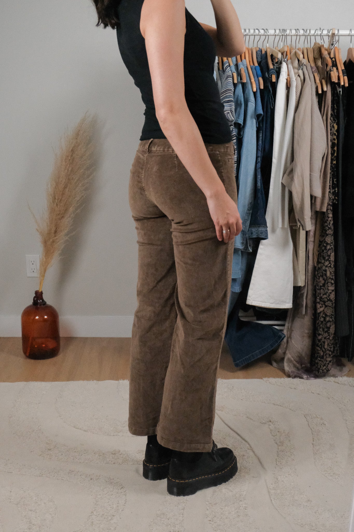 Vintage x Corduroy Low Rise Pants (S)