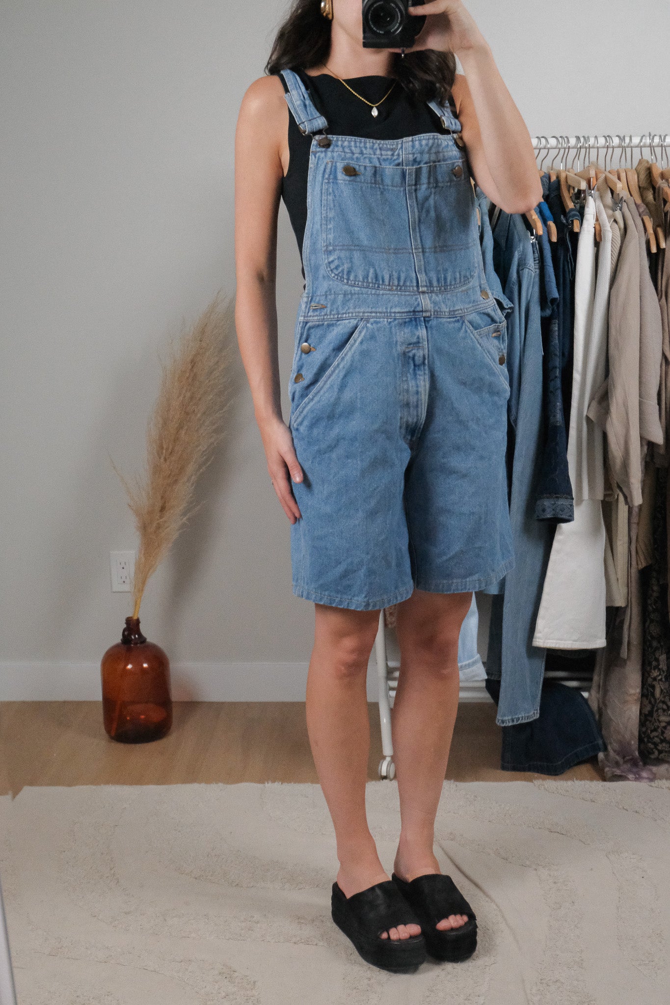 Vintage x Denim Shortalls (4/6)