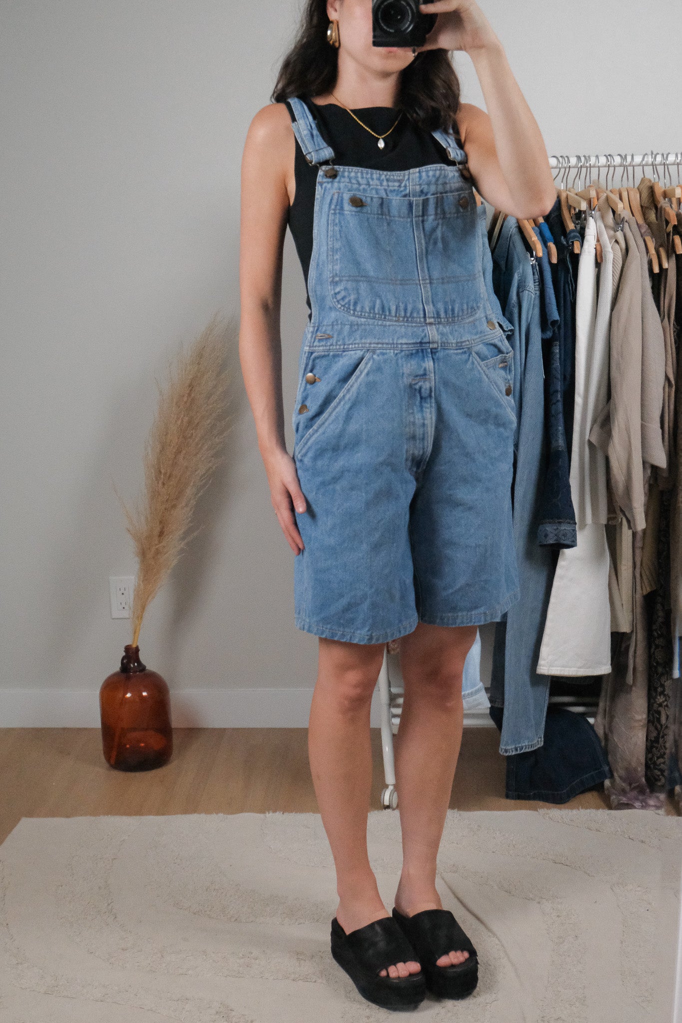 Vintage x Denim Shortalls (4/6)