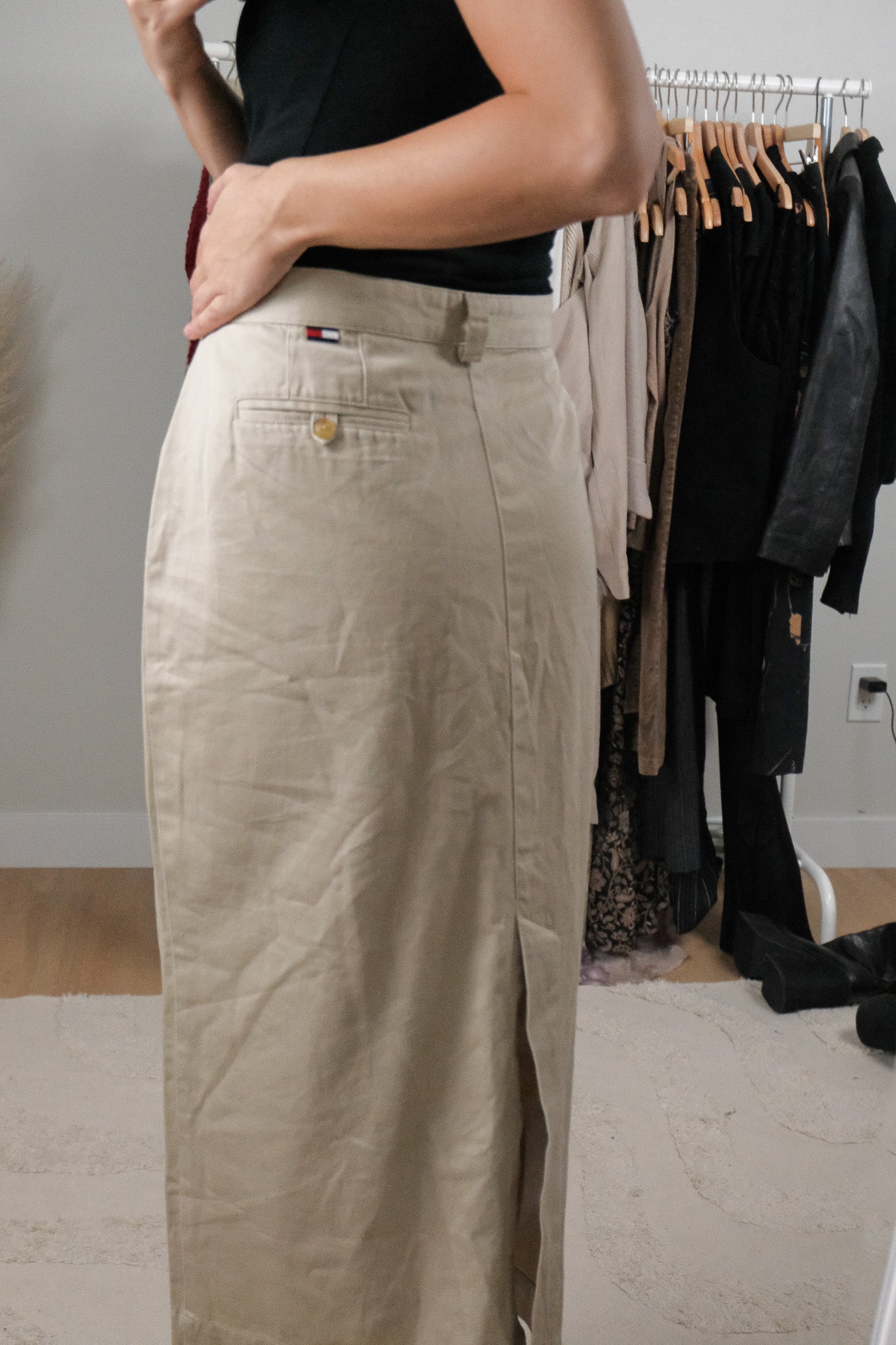 Vintage x Tommy Hilfiger Cotton Button Skirt (12)