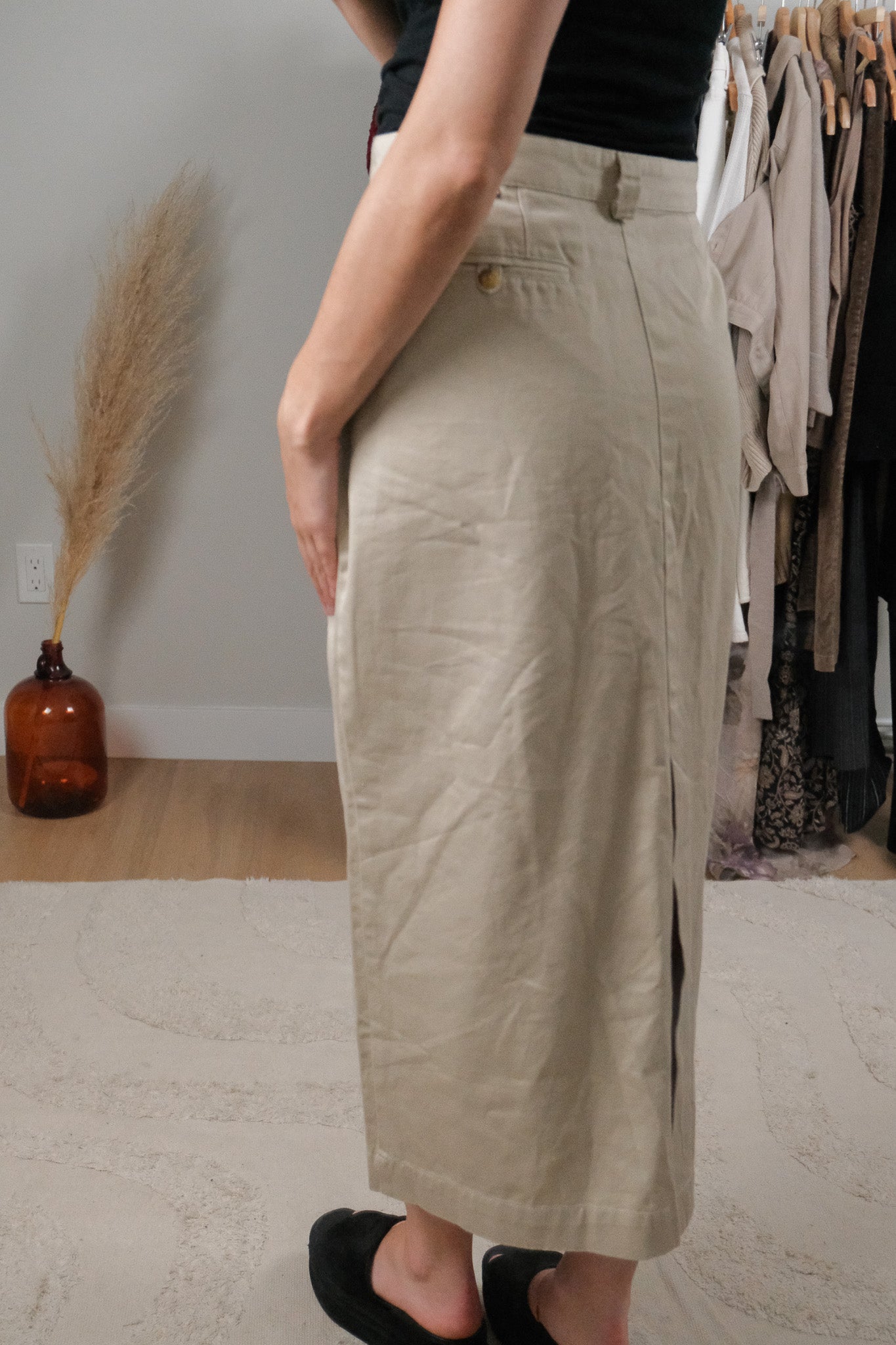 Vintage x Tommy Hilfiger Cotton Button Skirt (12)