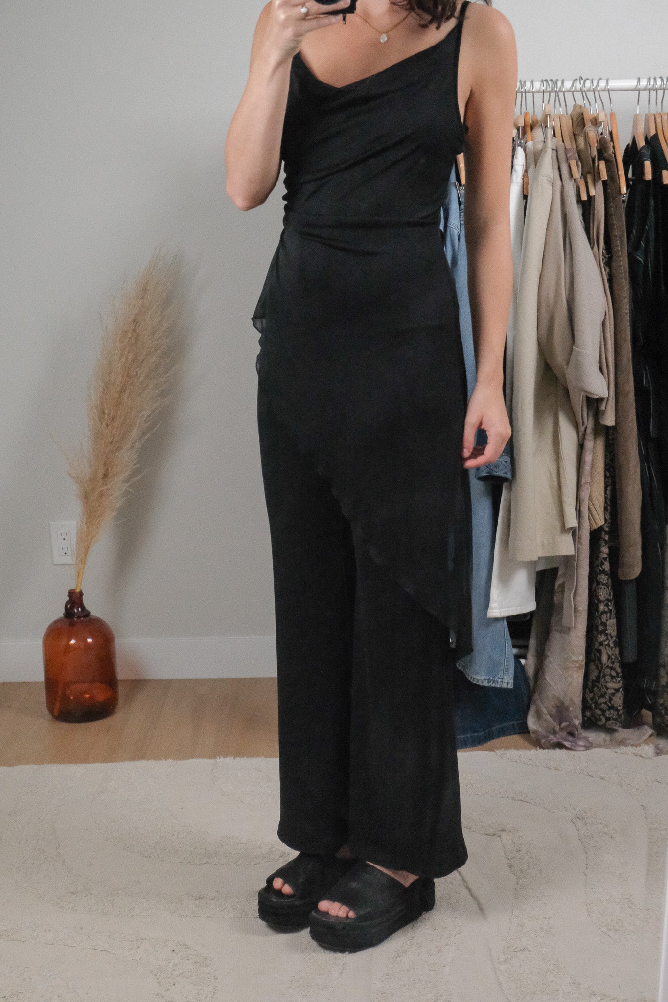 Vintage x Pant/Shirt Jumpsuit (S)