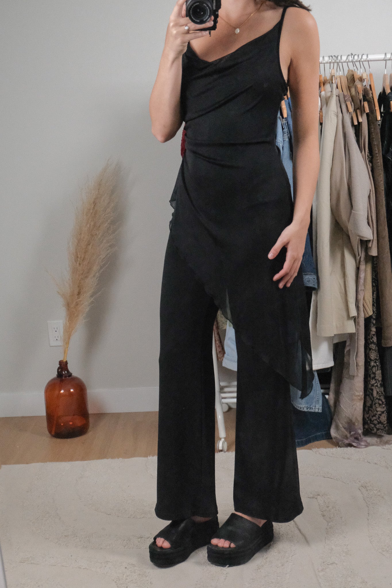 Vintage x Pant/Shirt Jumpsuit (S)