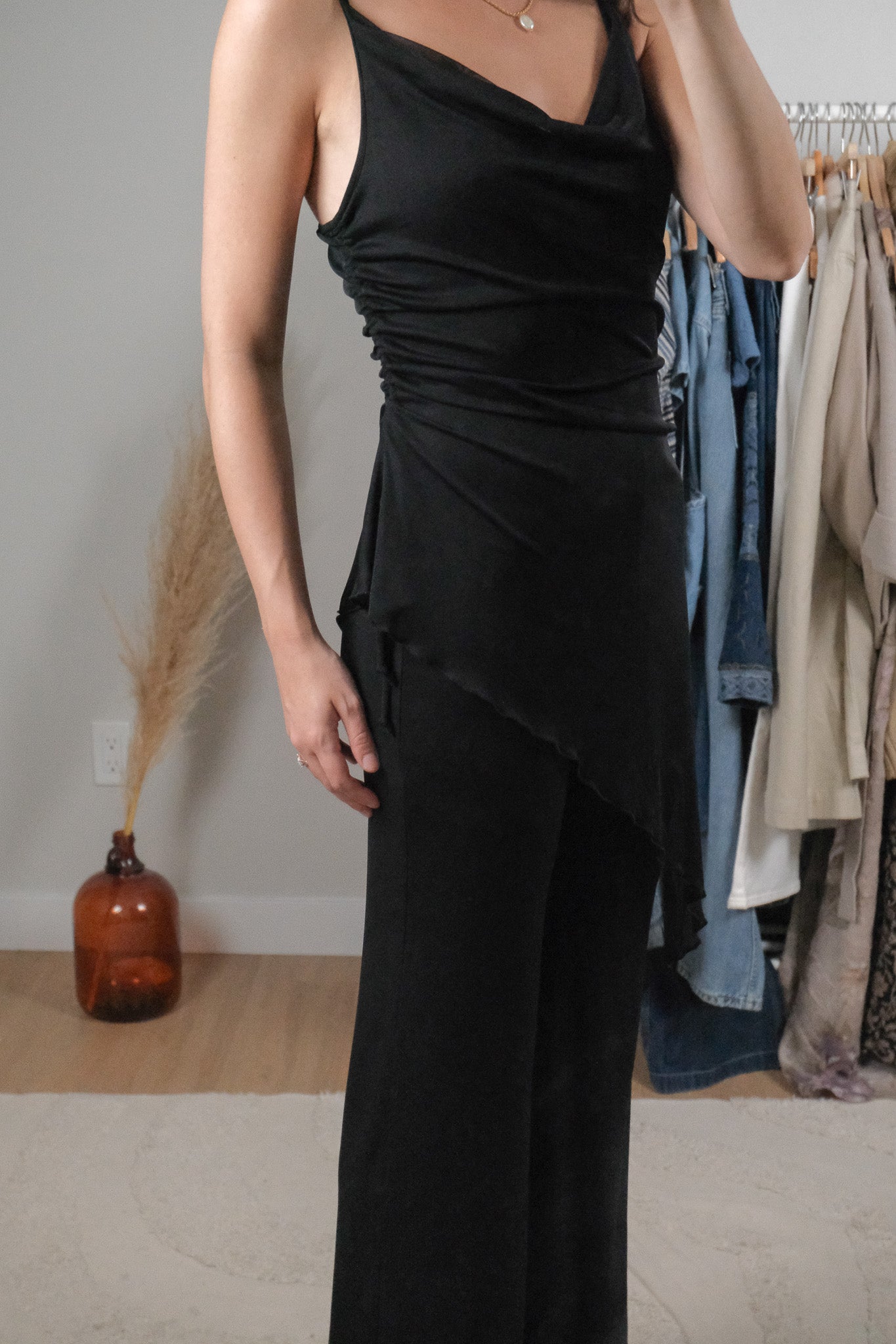 Vintage x Pant/Shirt Jumpsuit (S)