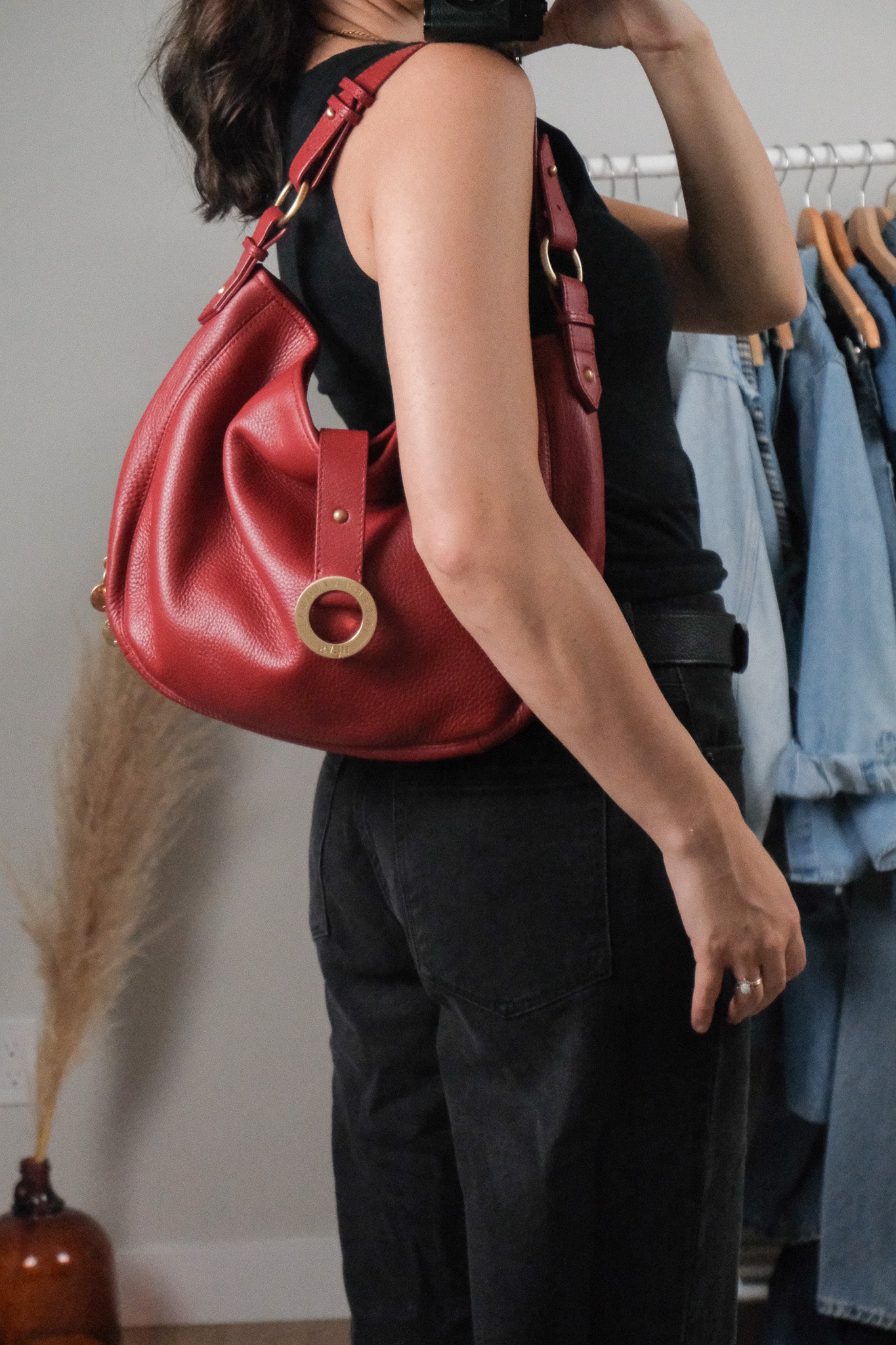 Vintage x Leather Hobo Bag