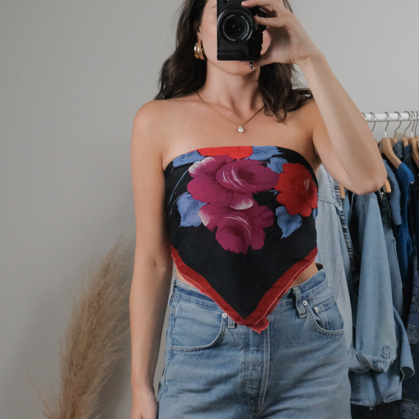 Vintage x Floral Scarf