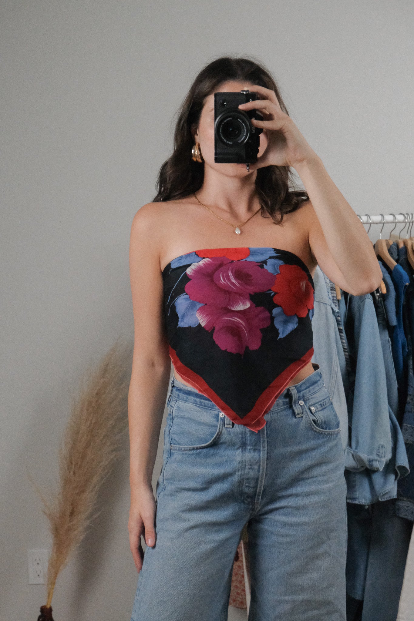 Vintage x Floral Scarf