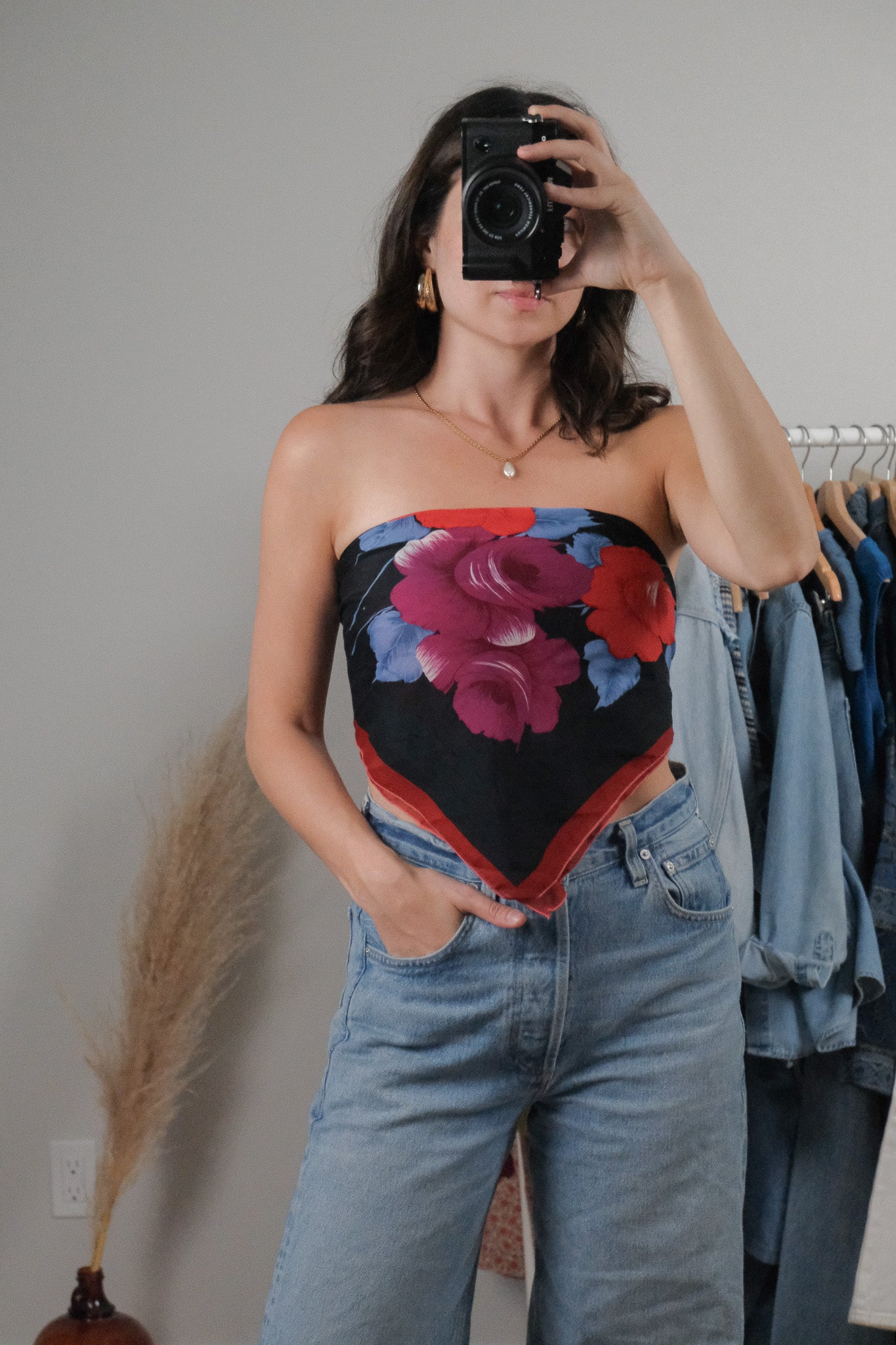 Vintage x Floral Scarf