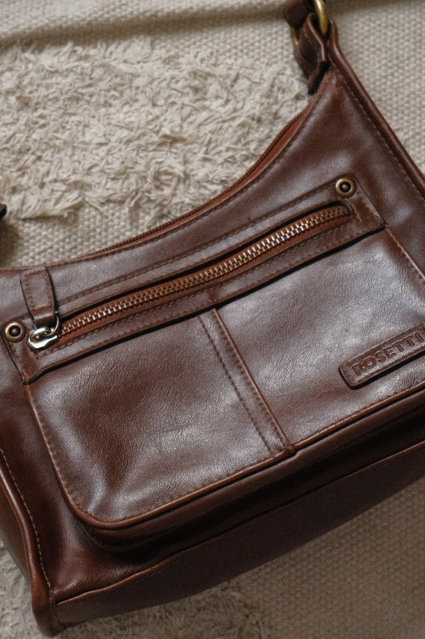 Vintage x Faux Leather Purse