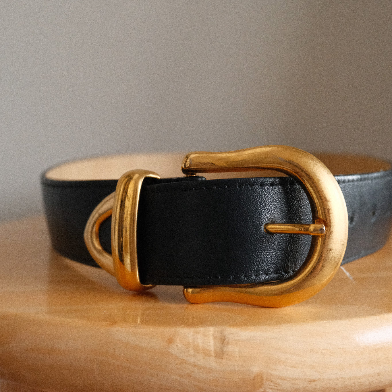 Vintage x Leather Belt (XS)