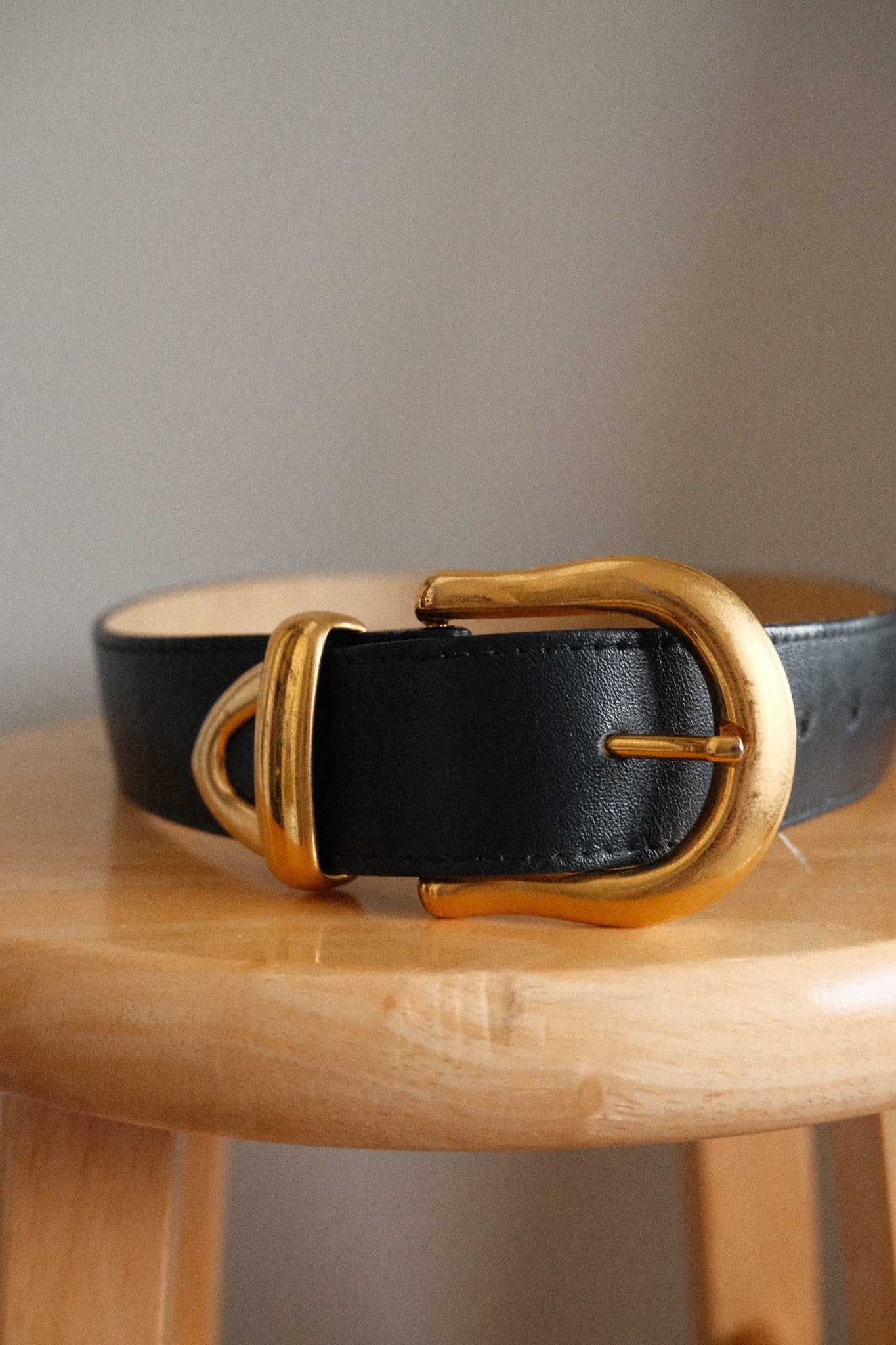 Vintage x Leather Belt (XS)