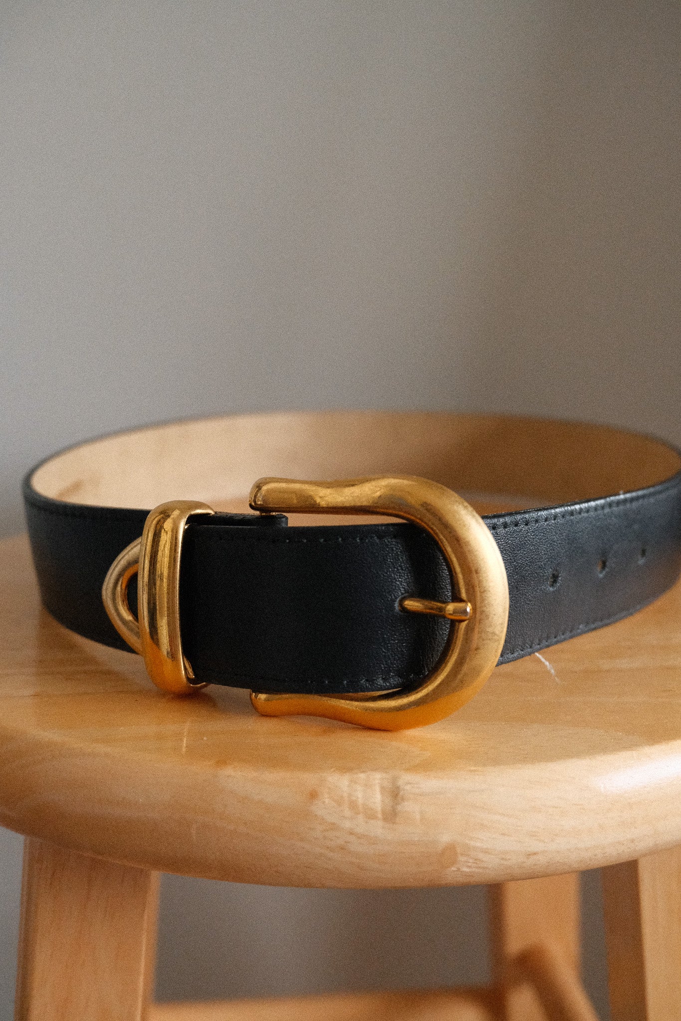 Vintage x Leather Belt (XS)