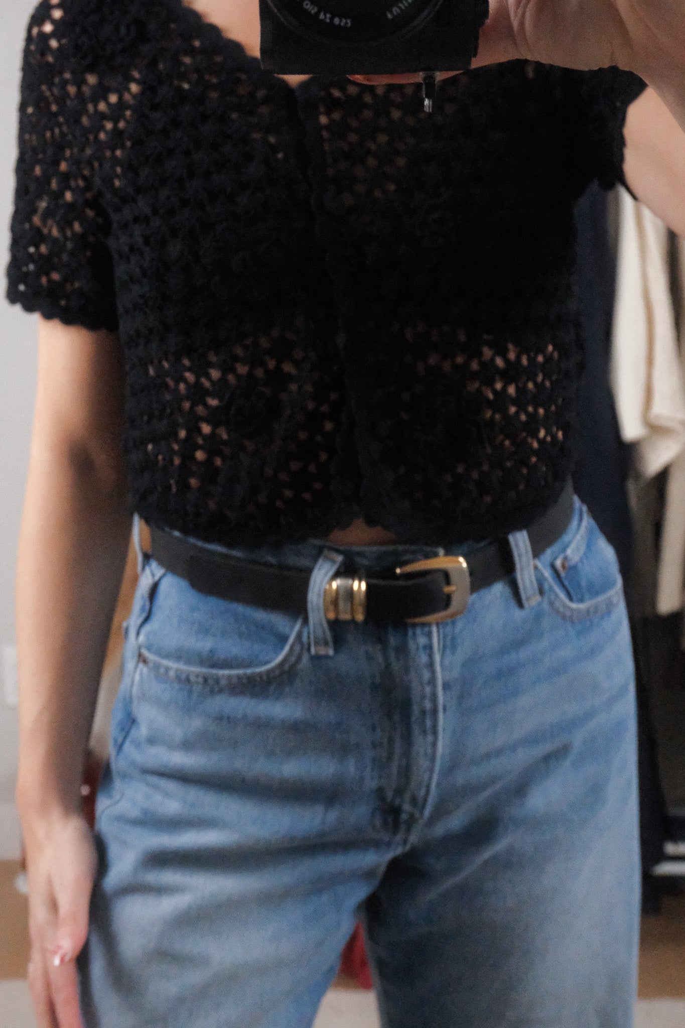 Made in Canada x Vintage x Leather Belt (S/M)