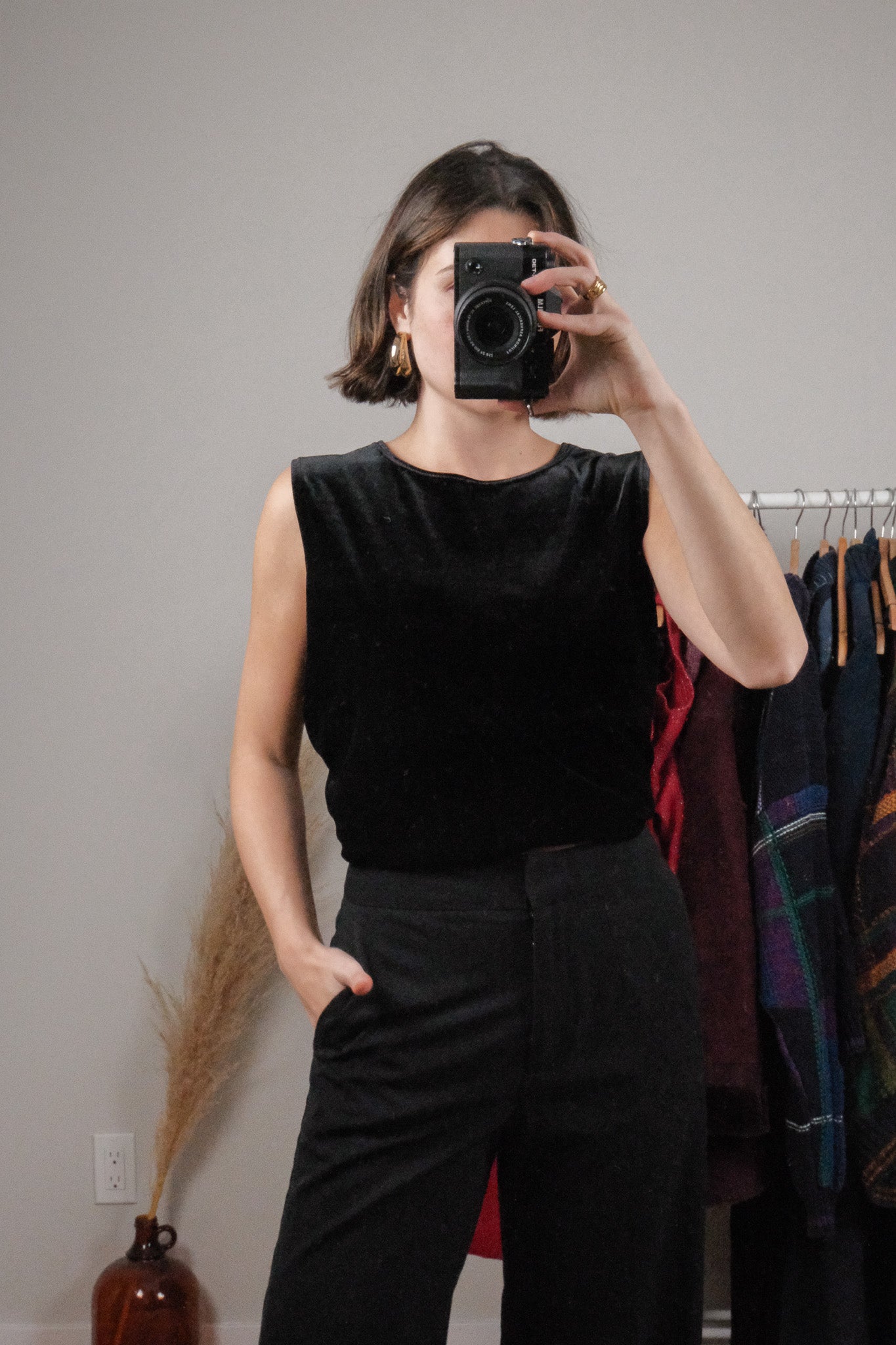 Made in Canada x Vintage x Velvet Tank (L)