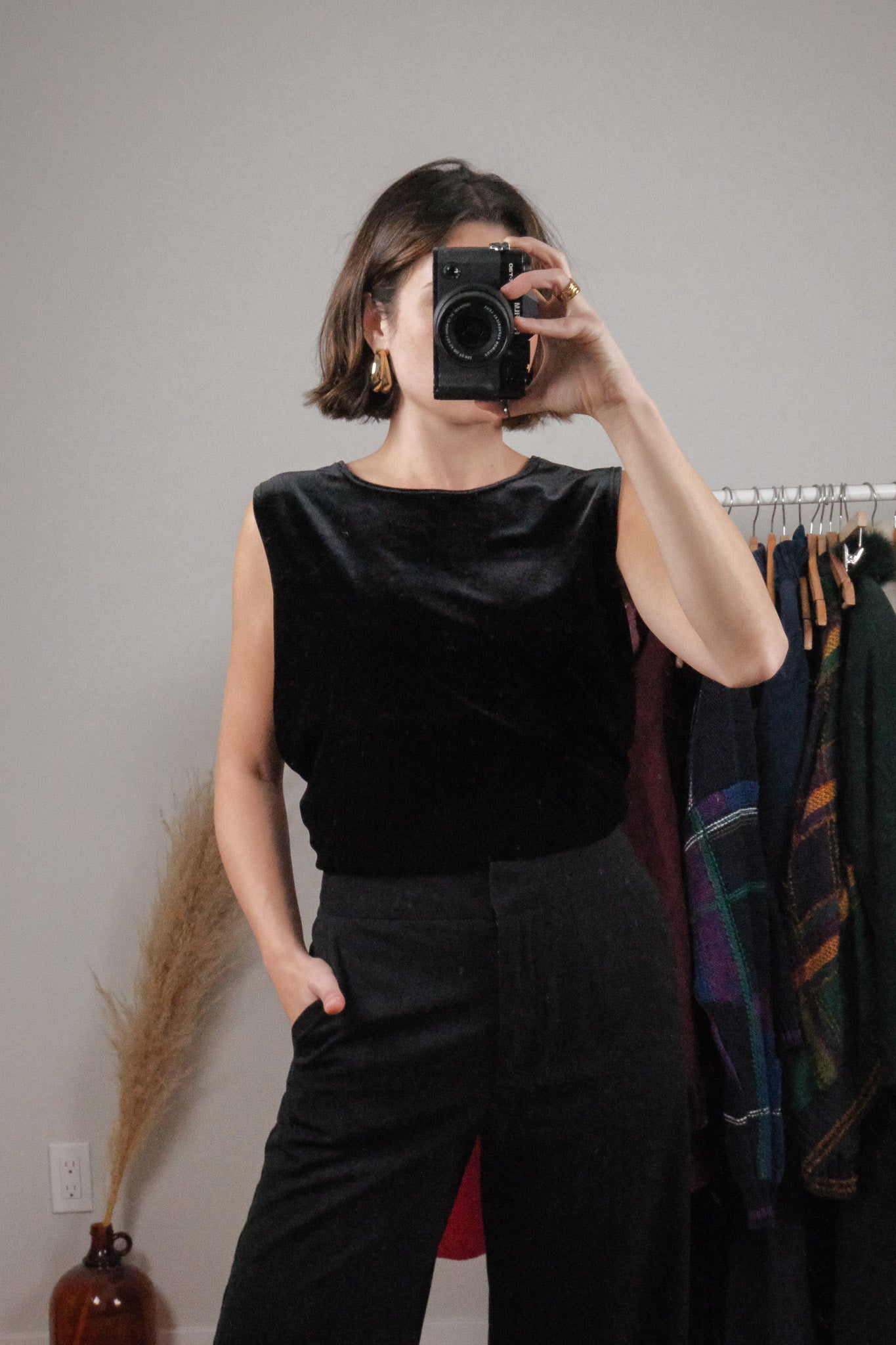 Made in Canada x Vintage x Velvet Tank (L)