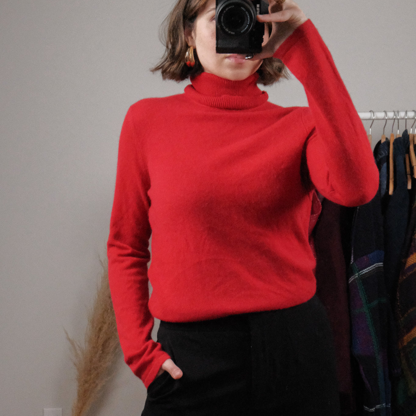Vintage x Cashmere Turtleneck (S/M)