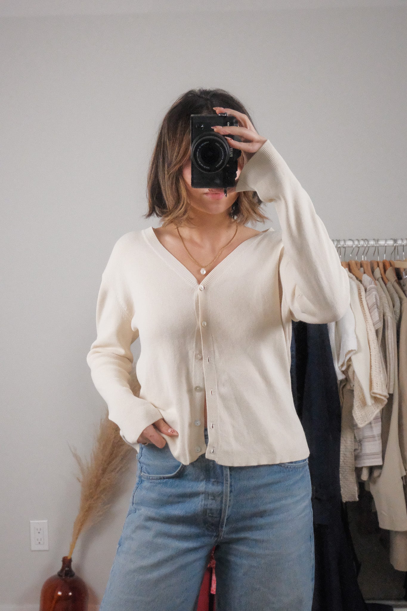 Vintage x Cotton Cardigan (S/M)