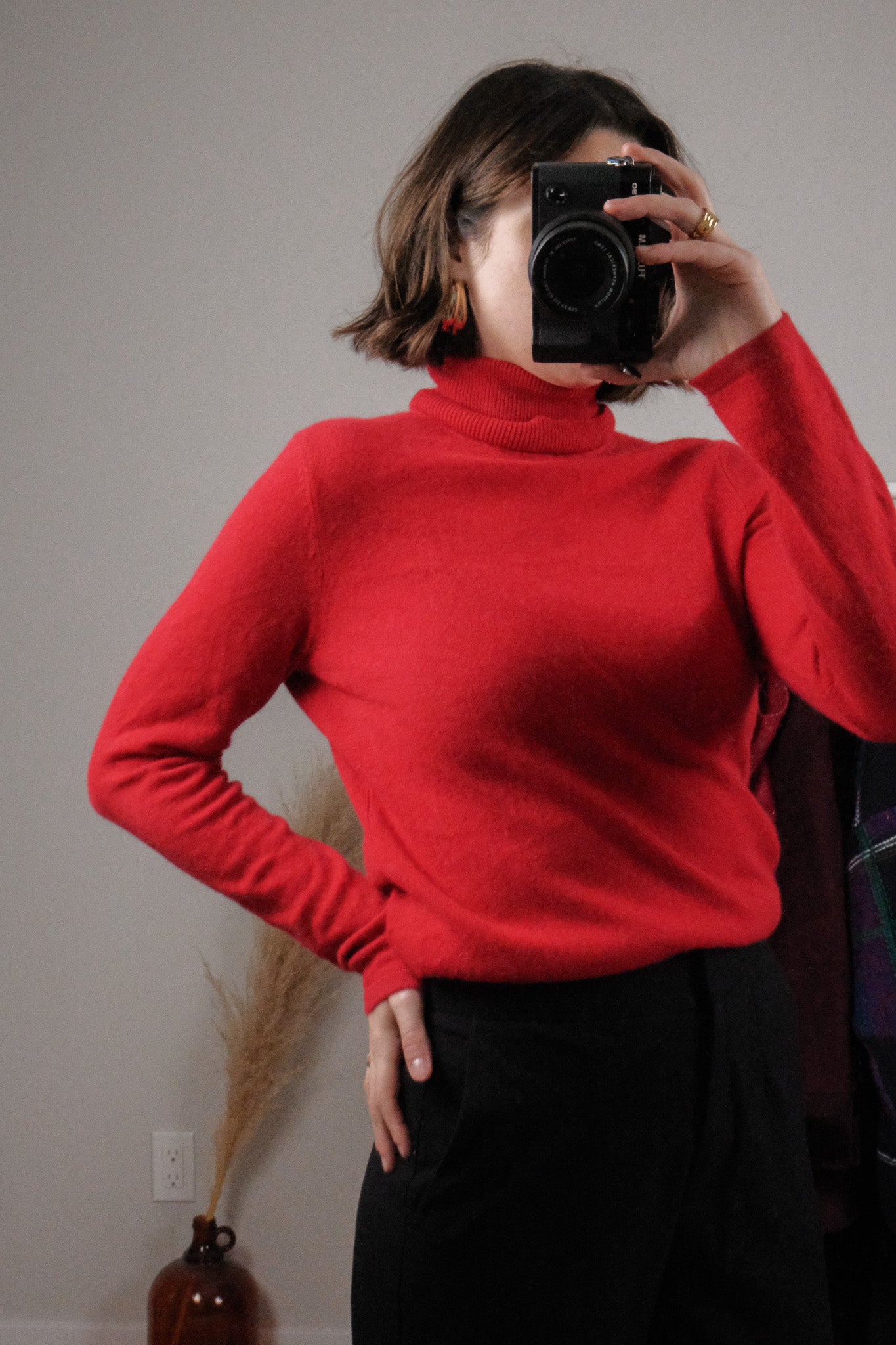 Vintage x Cashmere Turtleneck (S/M)