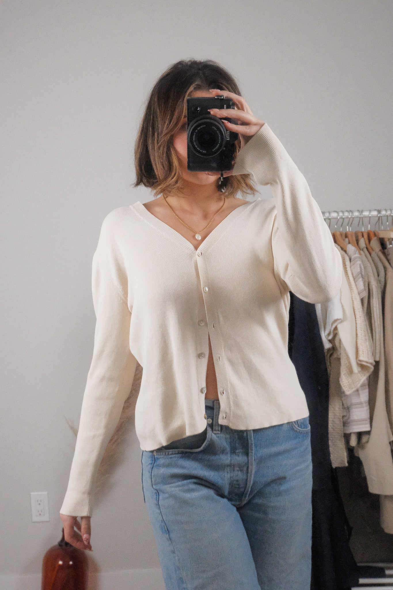 Vintage x Cotton Cardigan (S/M)