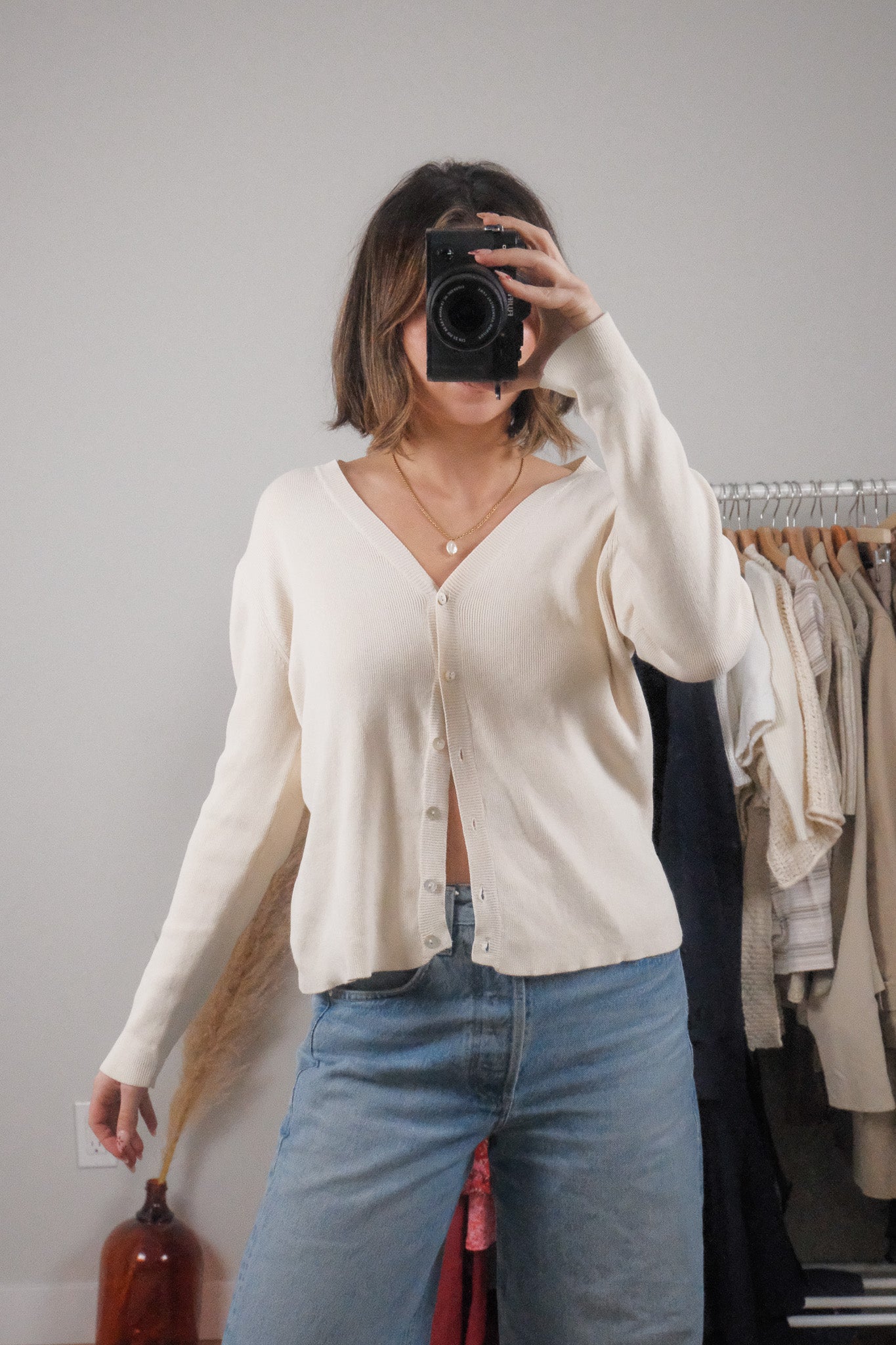 Vintage x Cotton Cardigan (S/M)