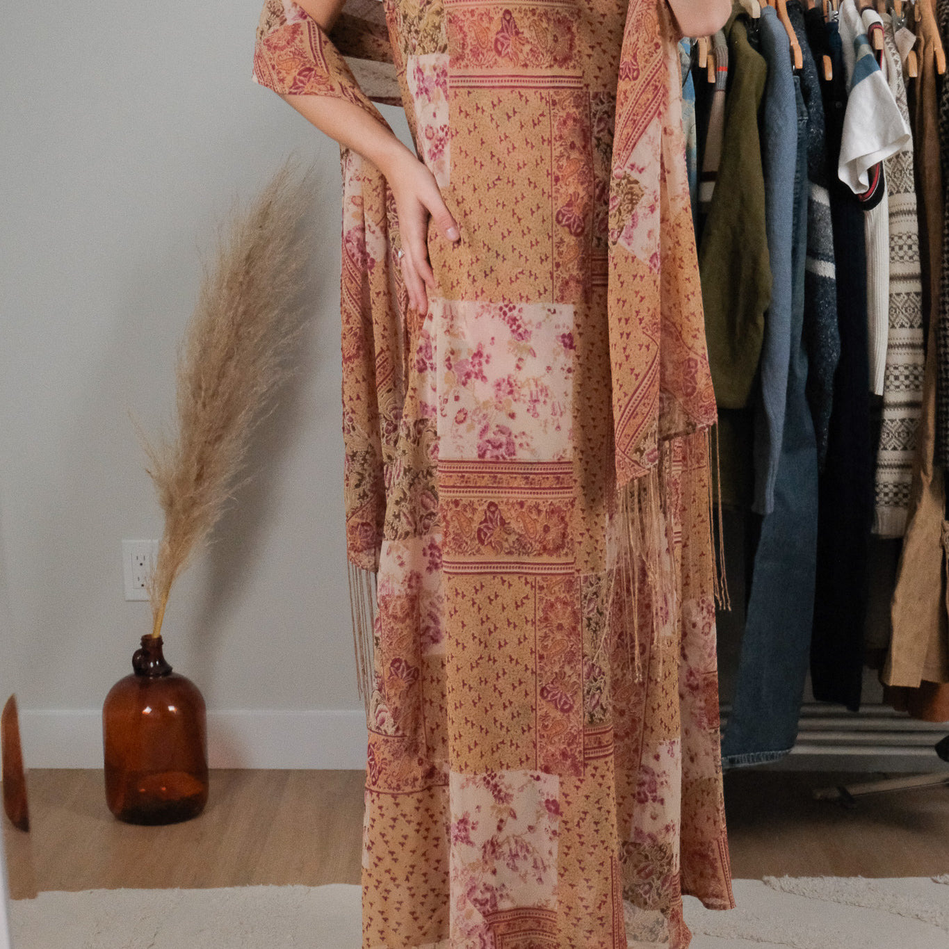 Vintage x Scarf + Dress Reversible Dress (12)