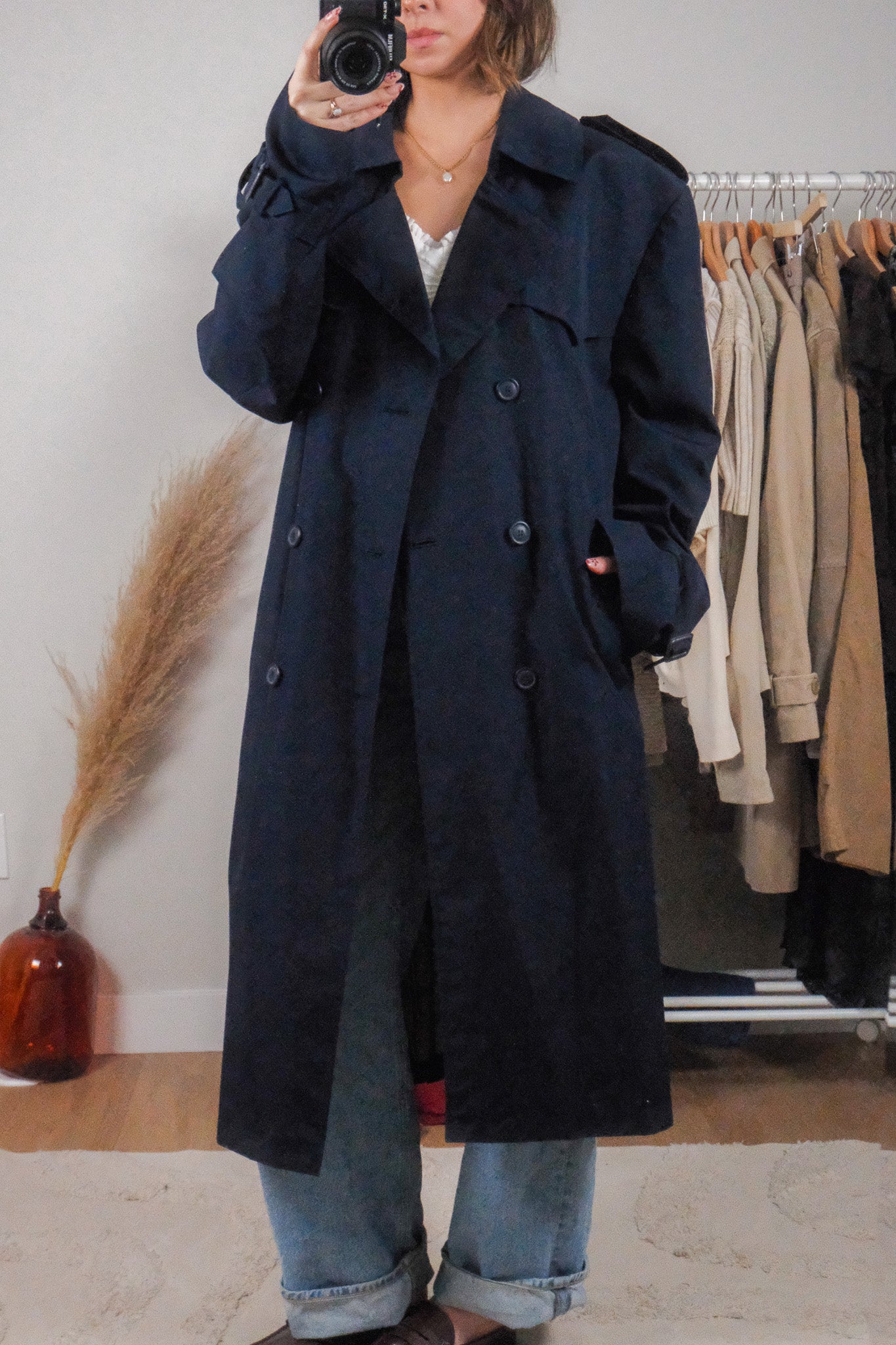 Vintage x Trench Coat (L/XL)