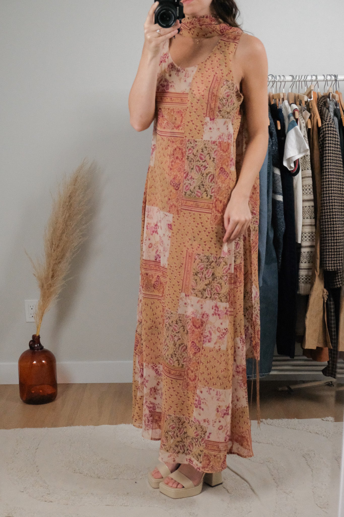 Vintage x Scarf + Dress Reversible Dress (12)