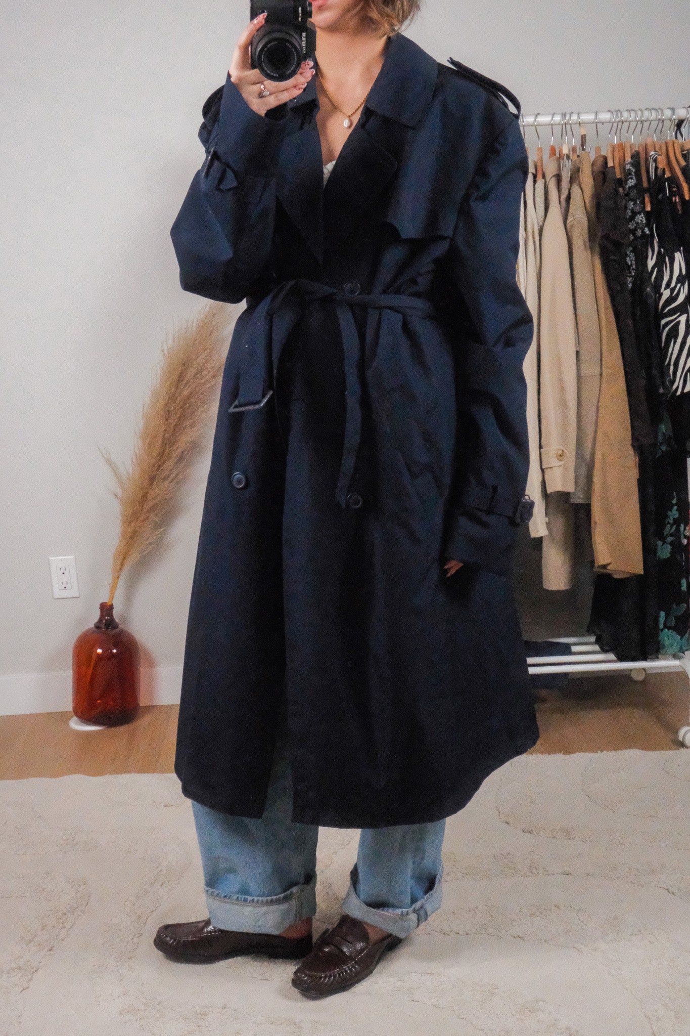 Vintage x Trench Coat (L/XL)