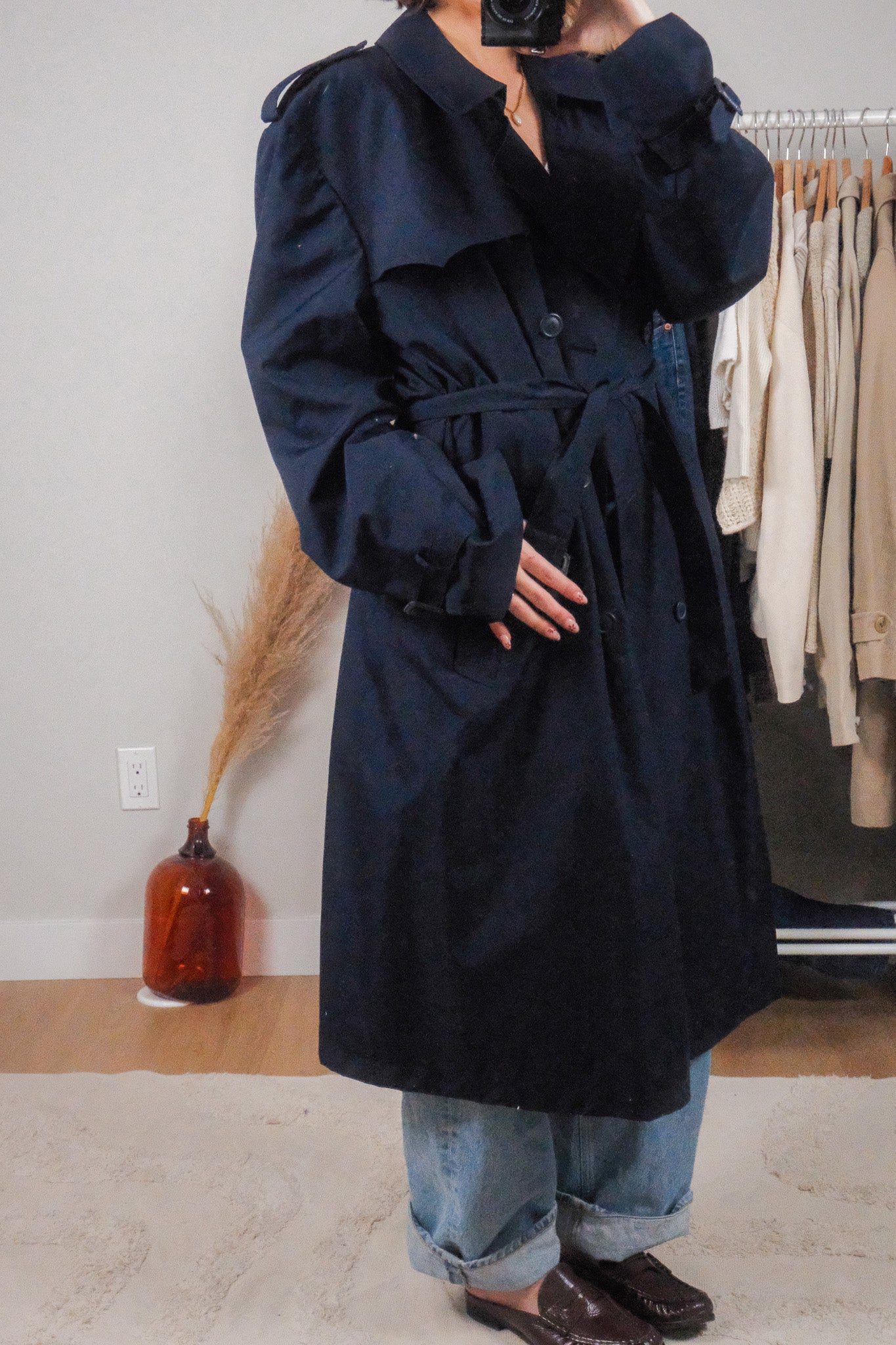 Vintage x Trench Coat (L/XL)