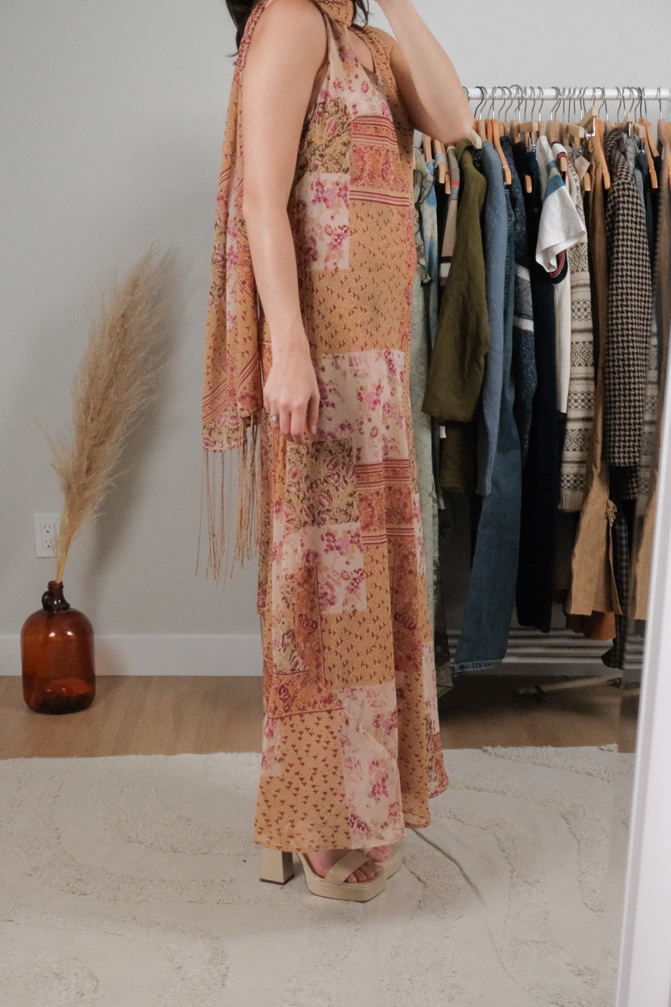 Vintage x Scarf + Dress Reversible Dress (12)