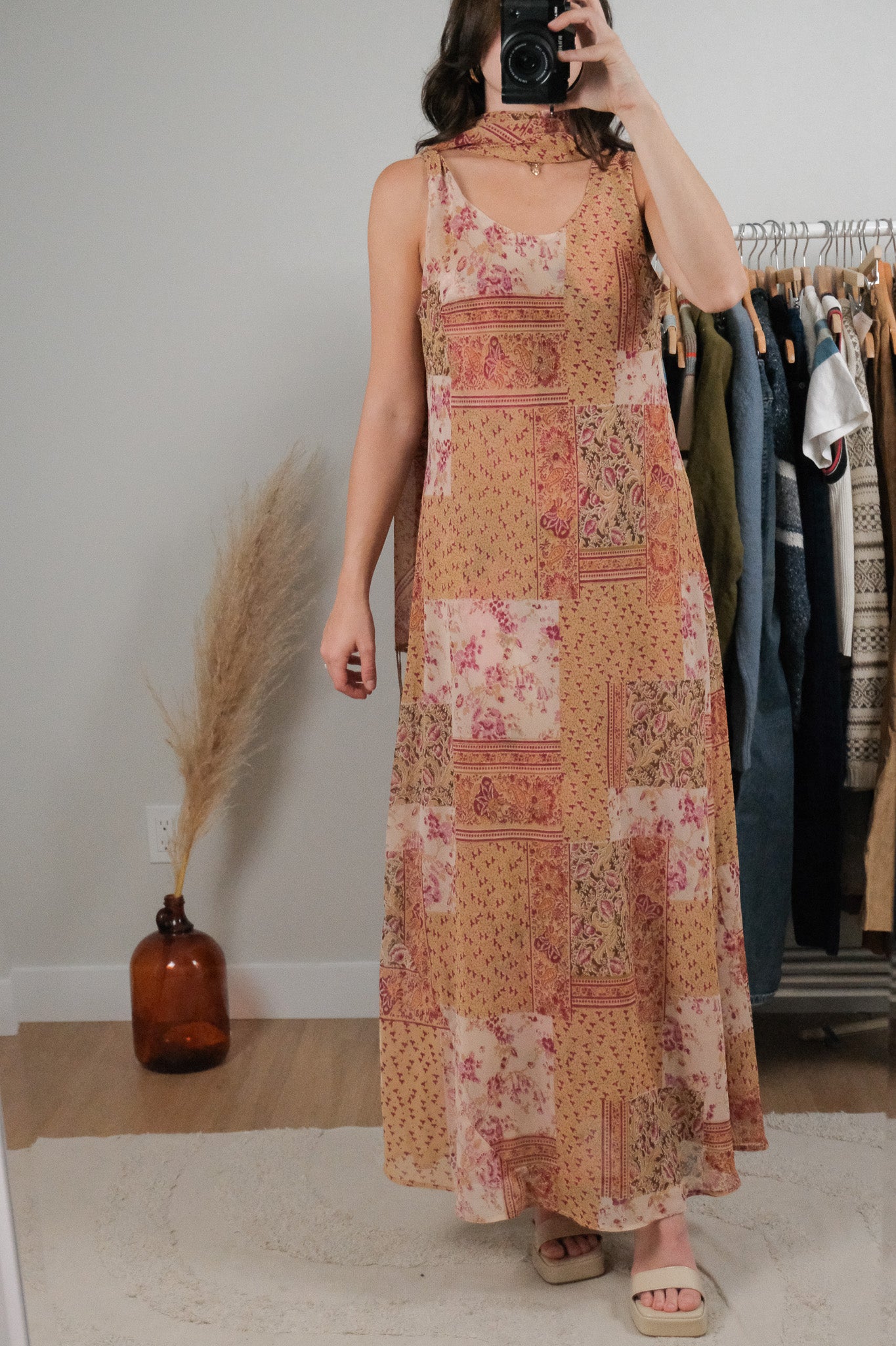 Vintage x Scarf + Dress Reversible Dress (12)