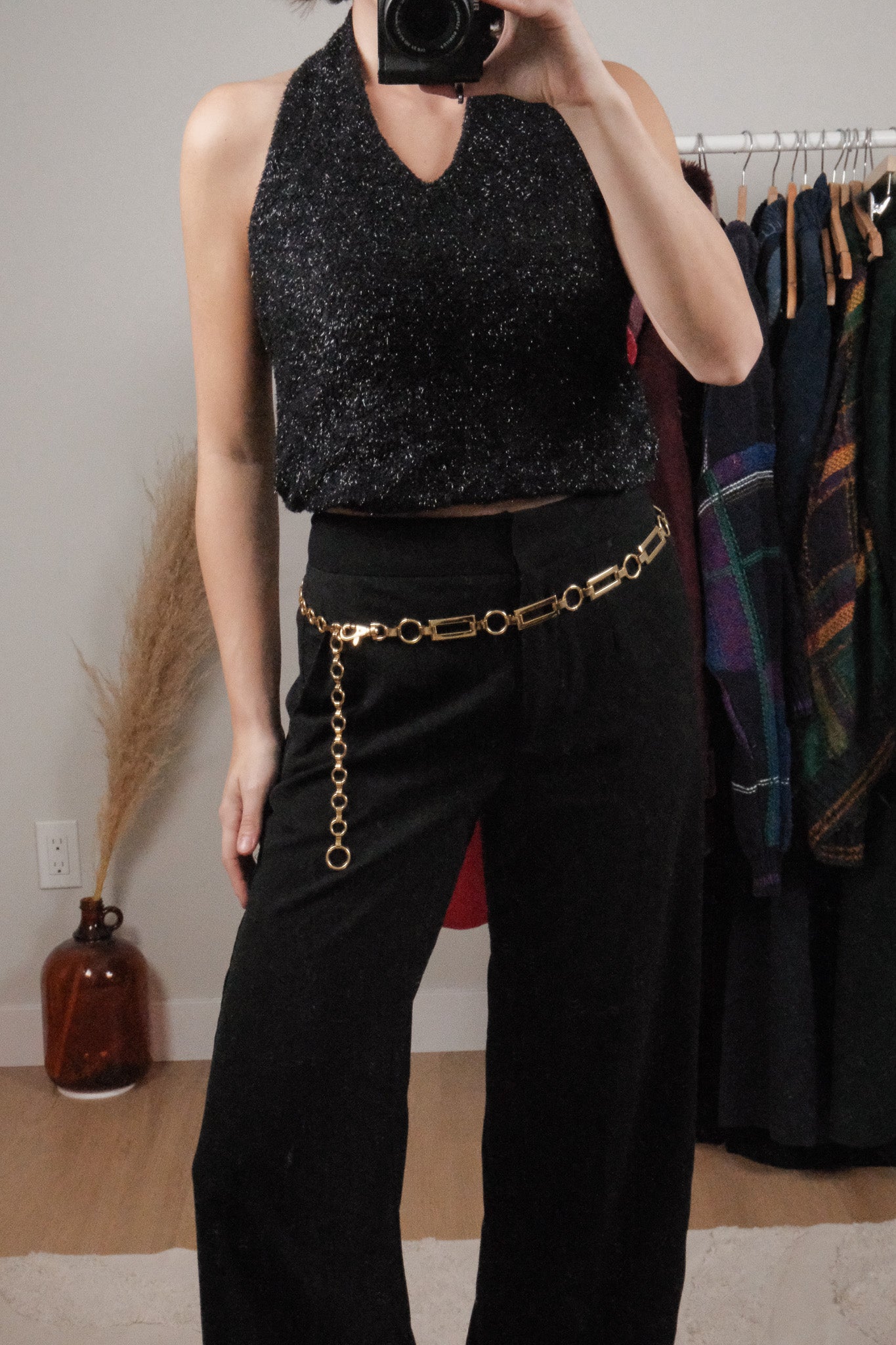 Vintage x Gold Chain Belt (S/M)