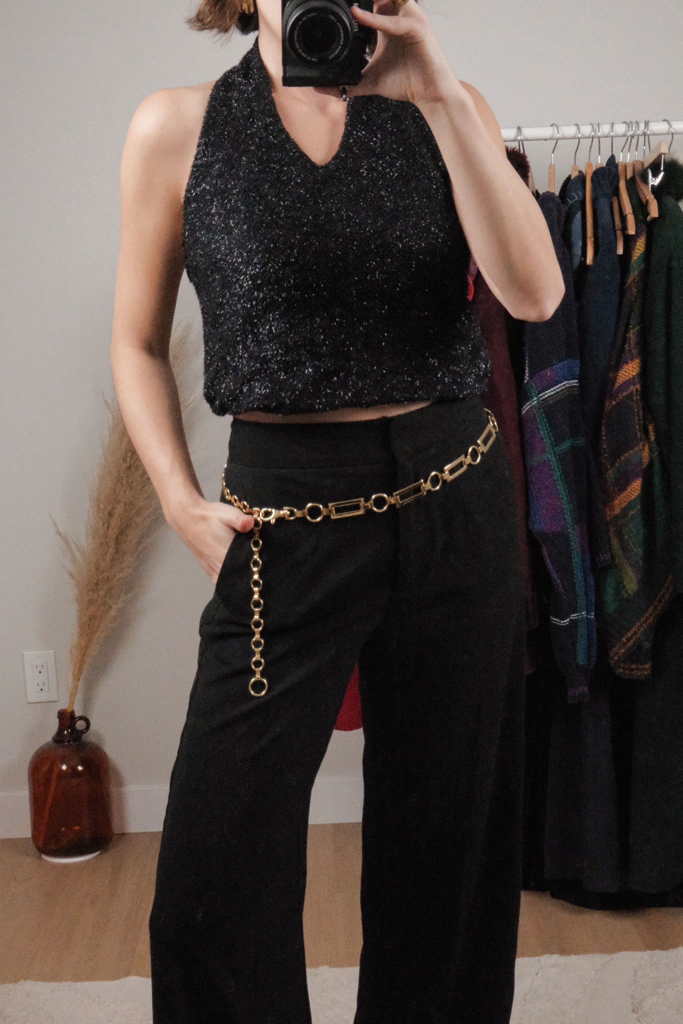 Vintage x Gold Chain Belt (S/M)
