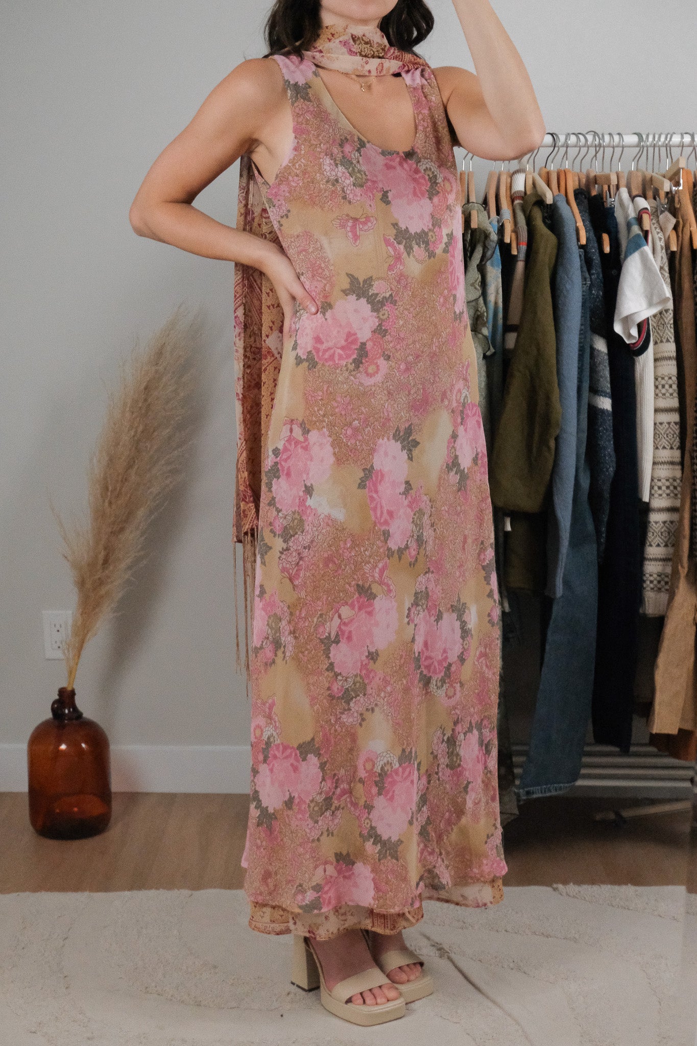 Vintage x Scarf + Dress Reversible Dress (12)